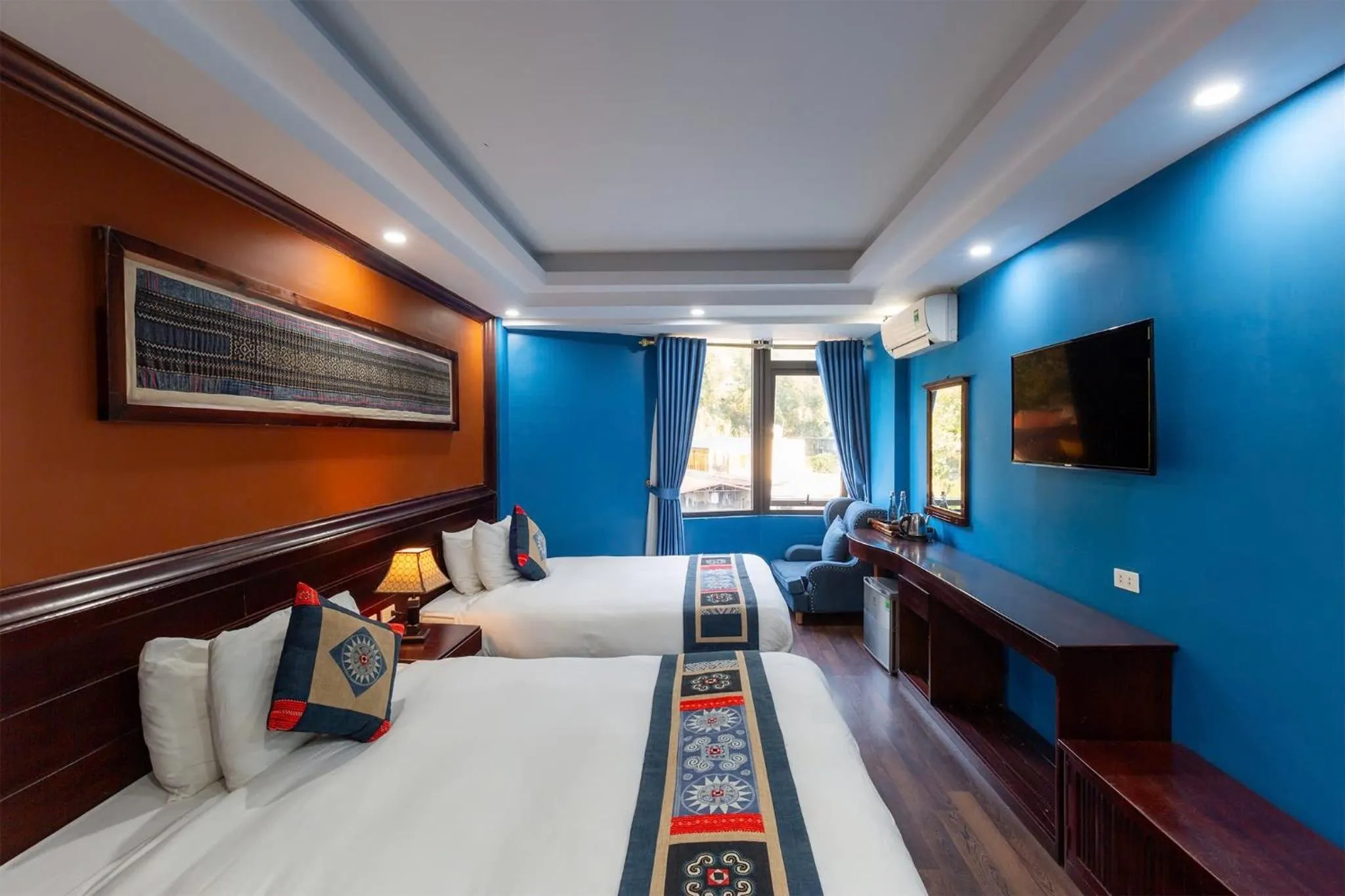 Bed in SAPA FULL HOUSE HOTEL