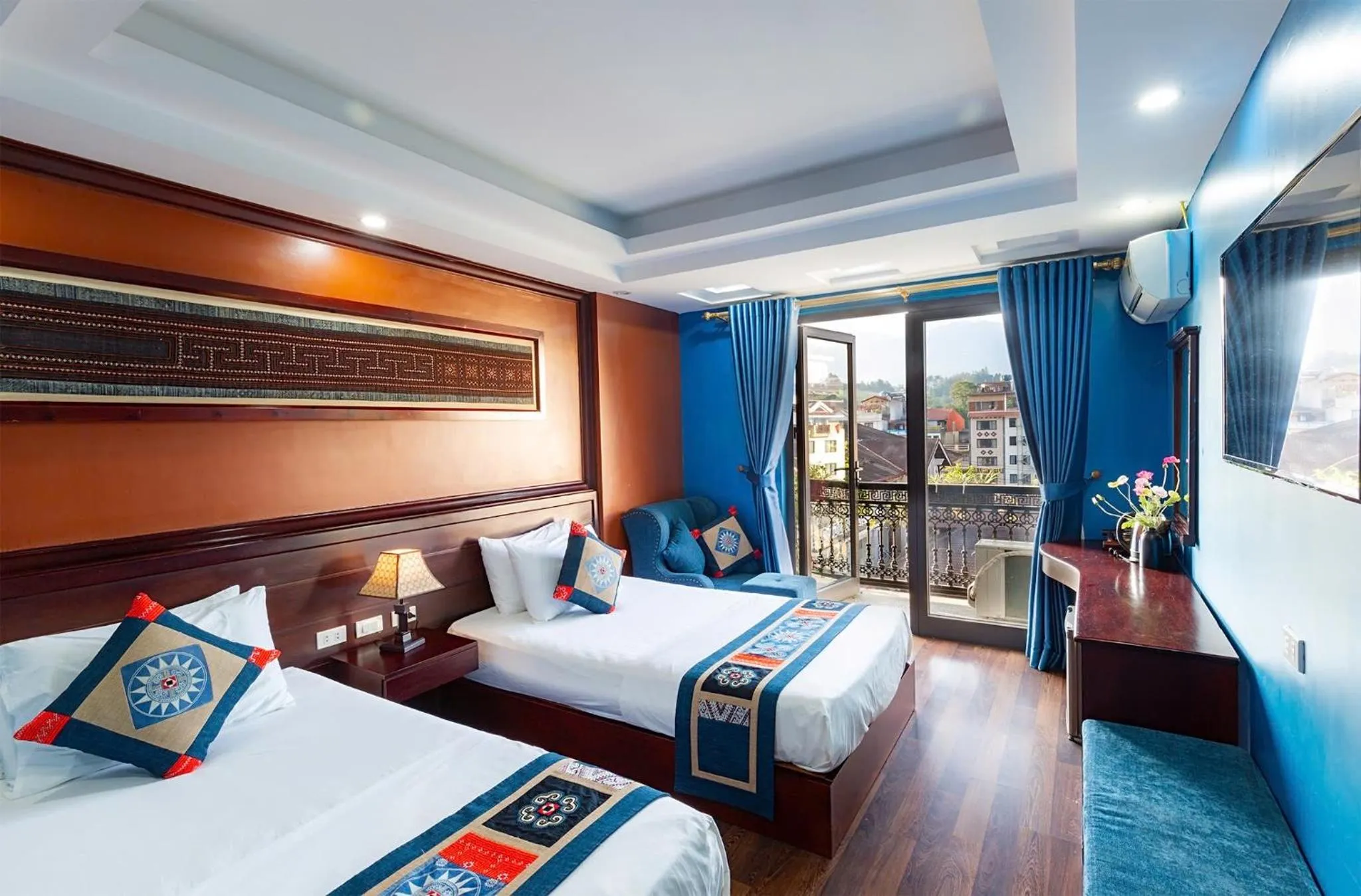 Bed in SAPA FULL HOUSE HOTEL