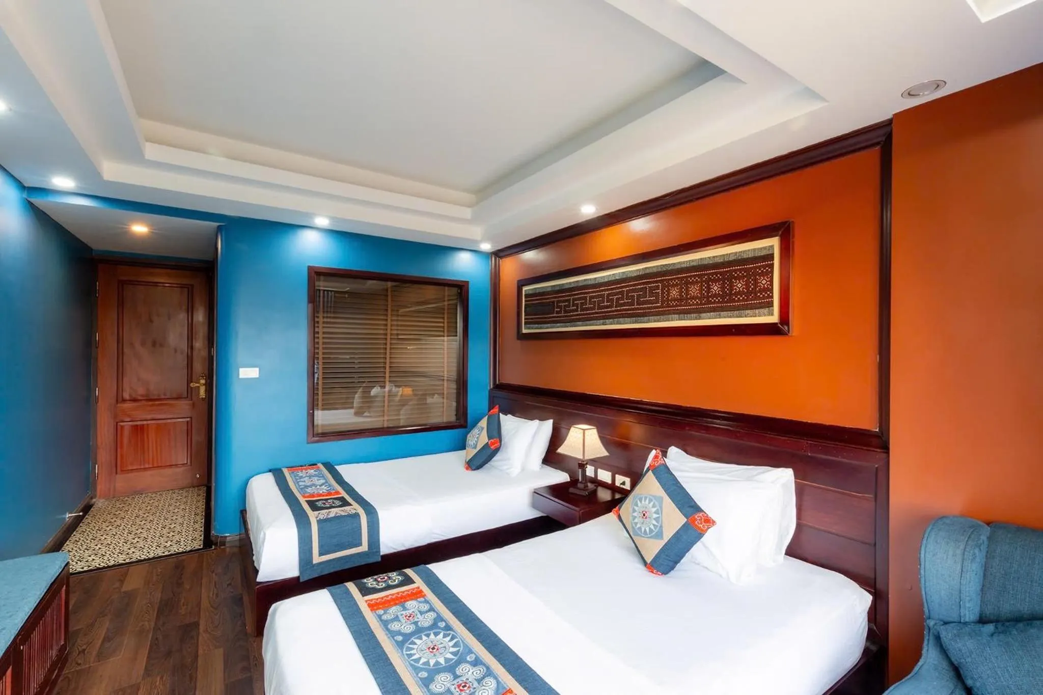 Bed in SAPA FULL HOUSE HOTEL