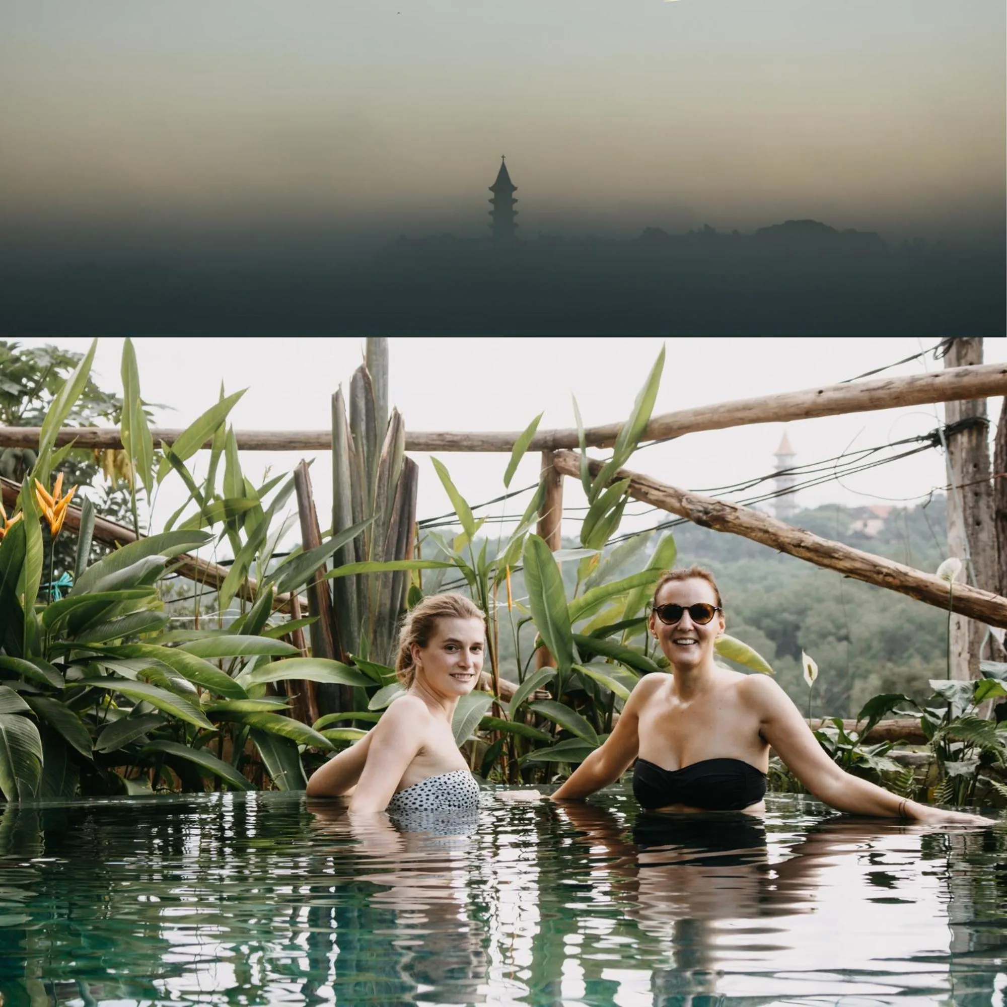 Swimming pool in NANO Eco-Hostel