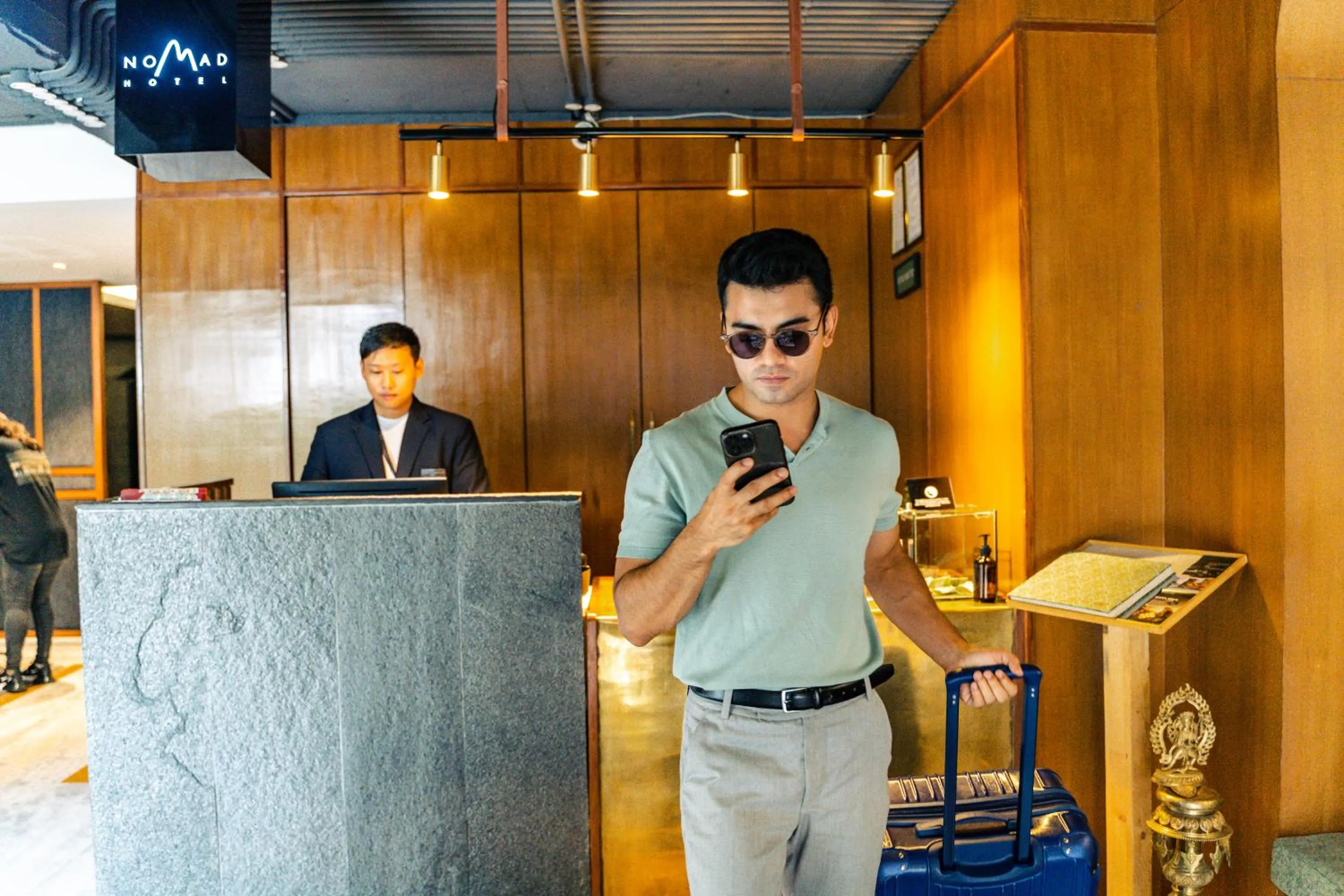 Lobby or reception in Nomad Hotel Lazimpat