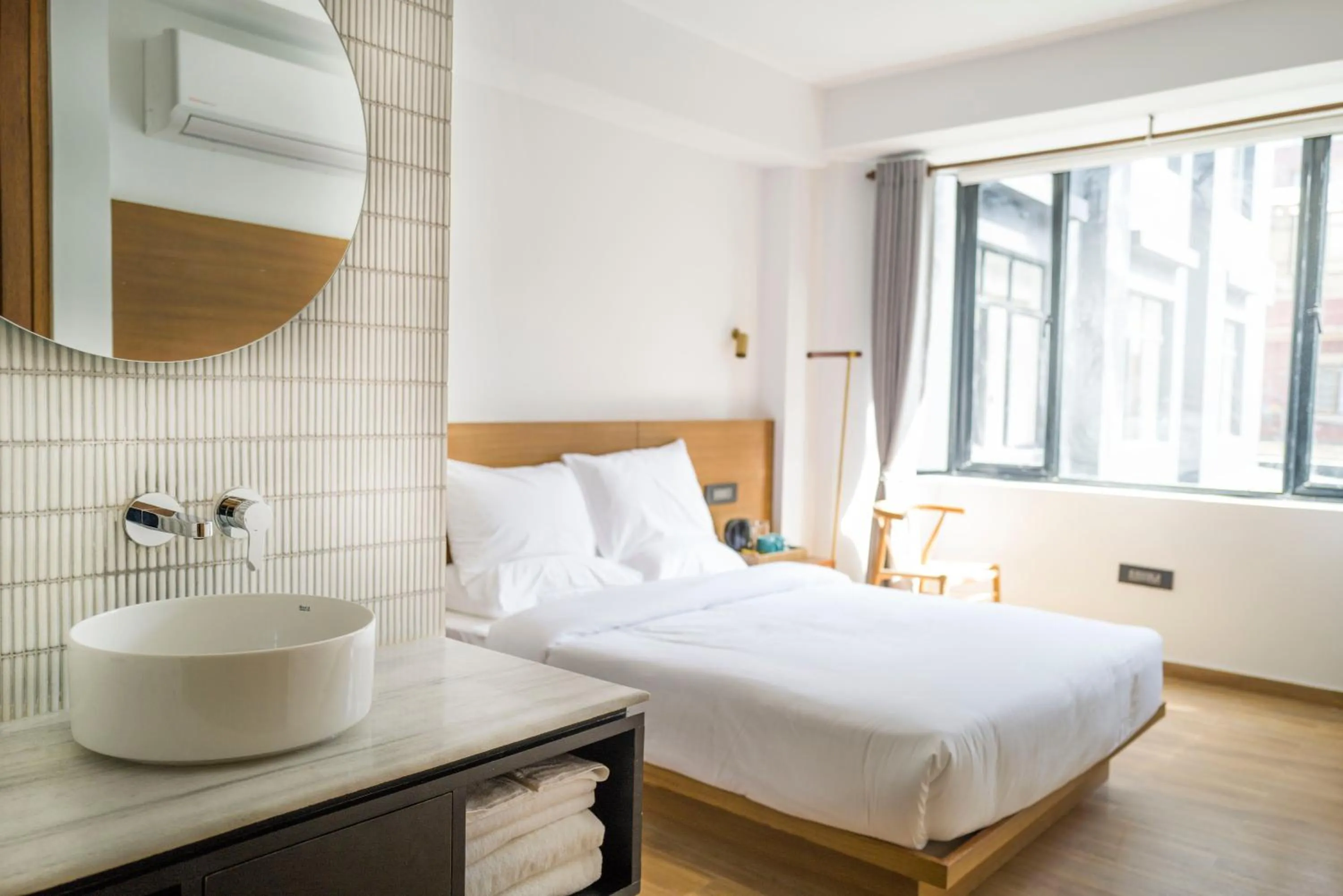 Bed in Nomad Hotel Lazimpat