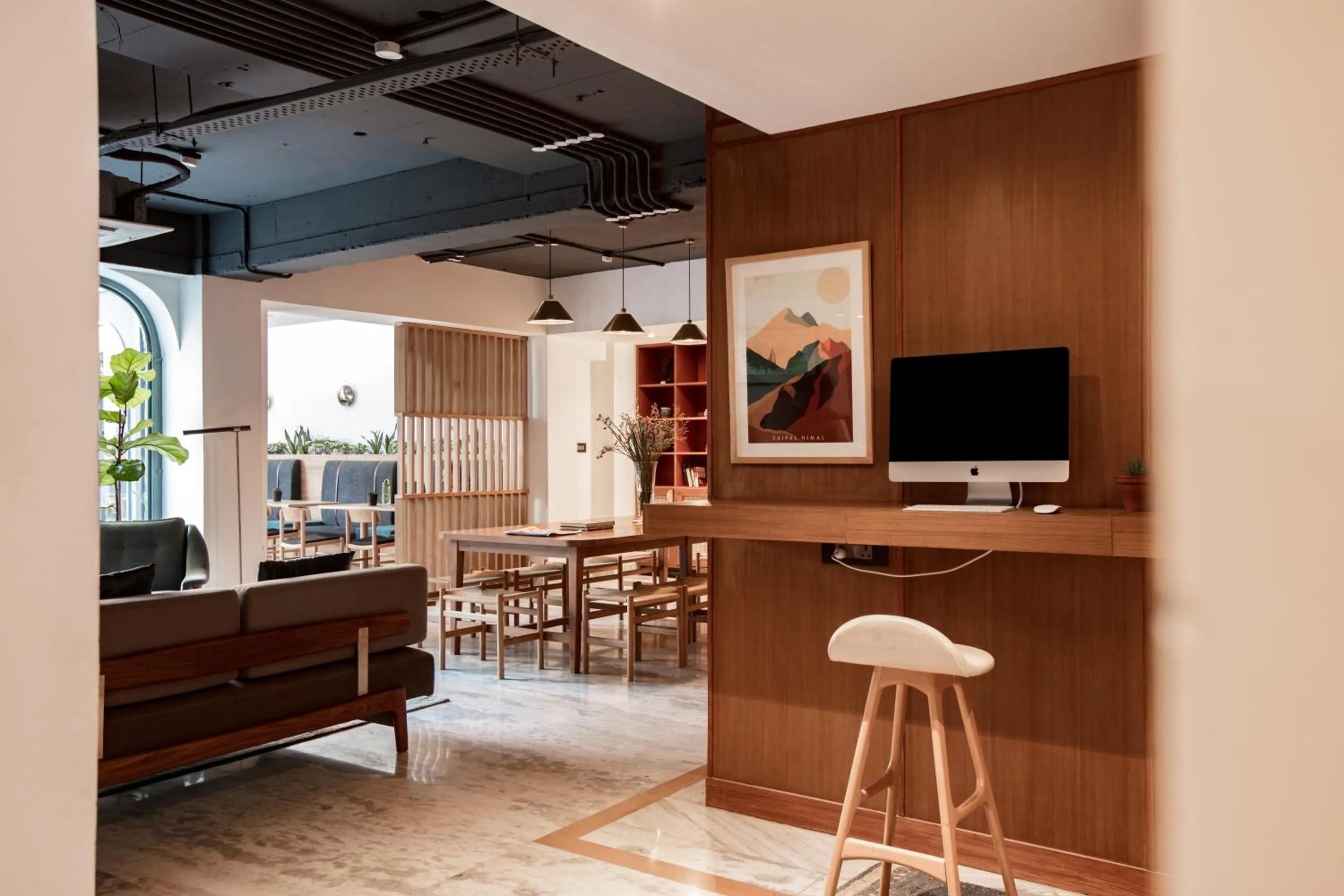 Lobby or reception in Nomad Hotel Lazimpat