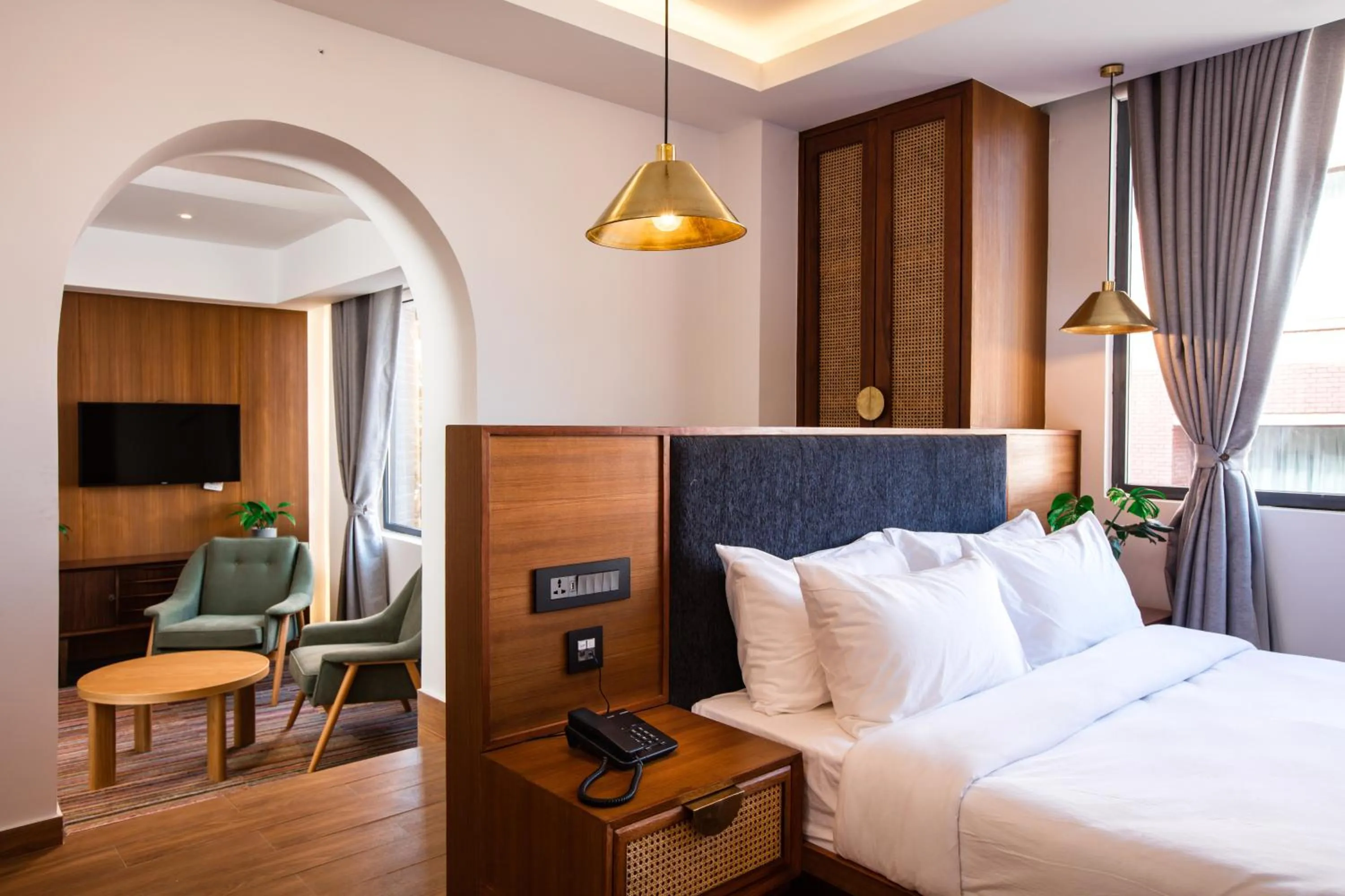 Bed in Nomad Hotel Lazimpat