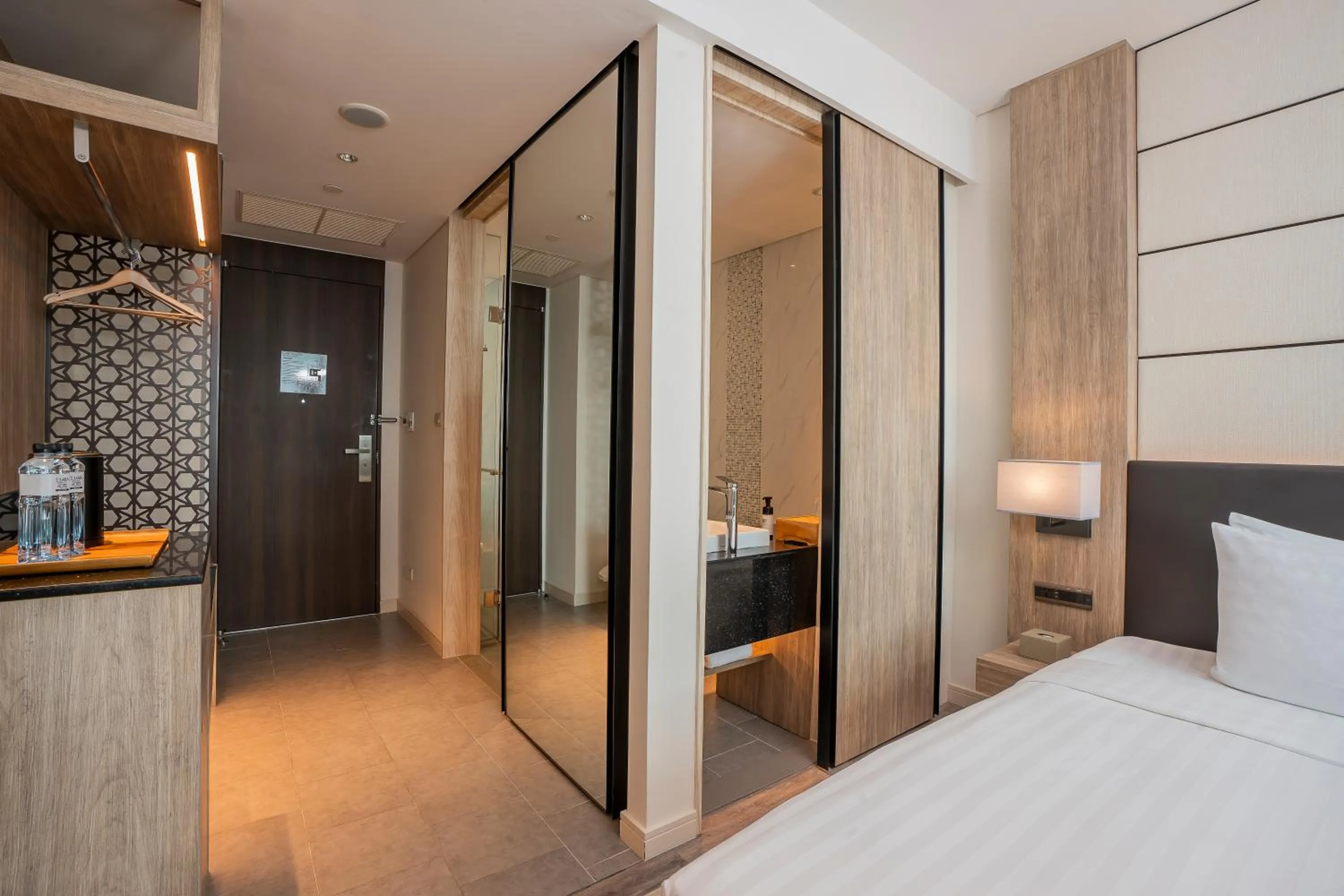 Bed in Solaria Nishitetsu Hotel Bangkok