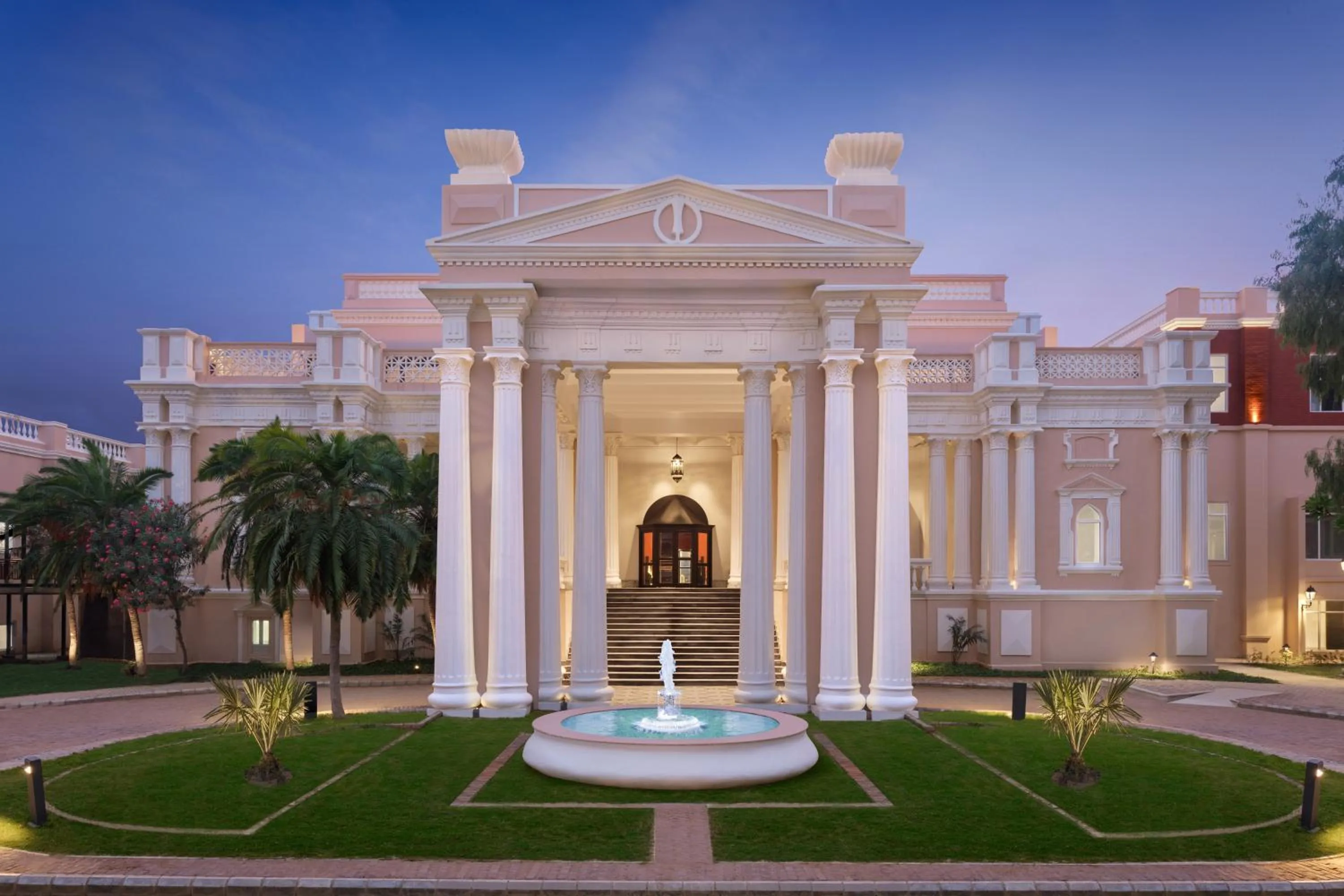 Facade/entrance in Welcomhotel by ITC Hotels, Raja Sansi, Amritsar