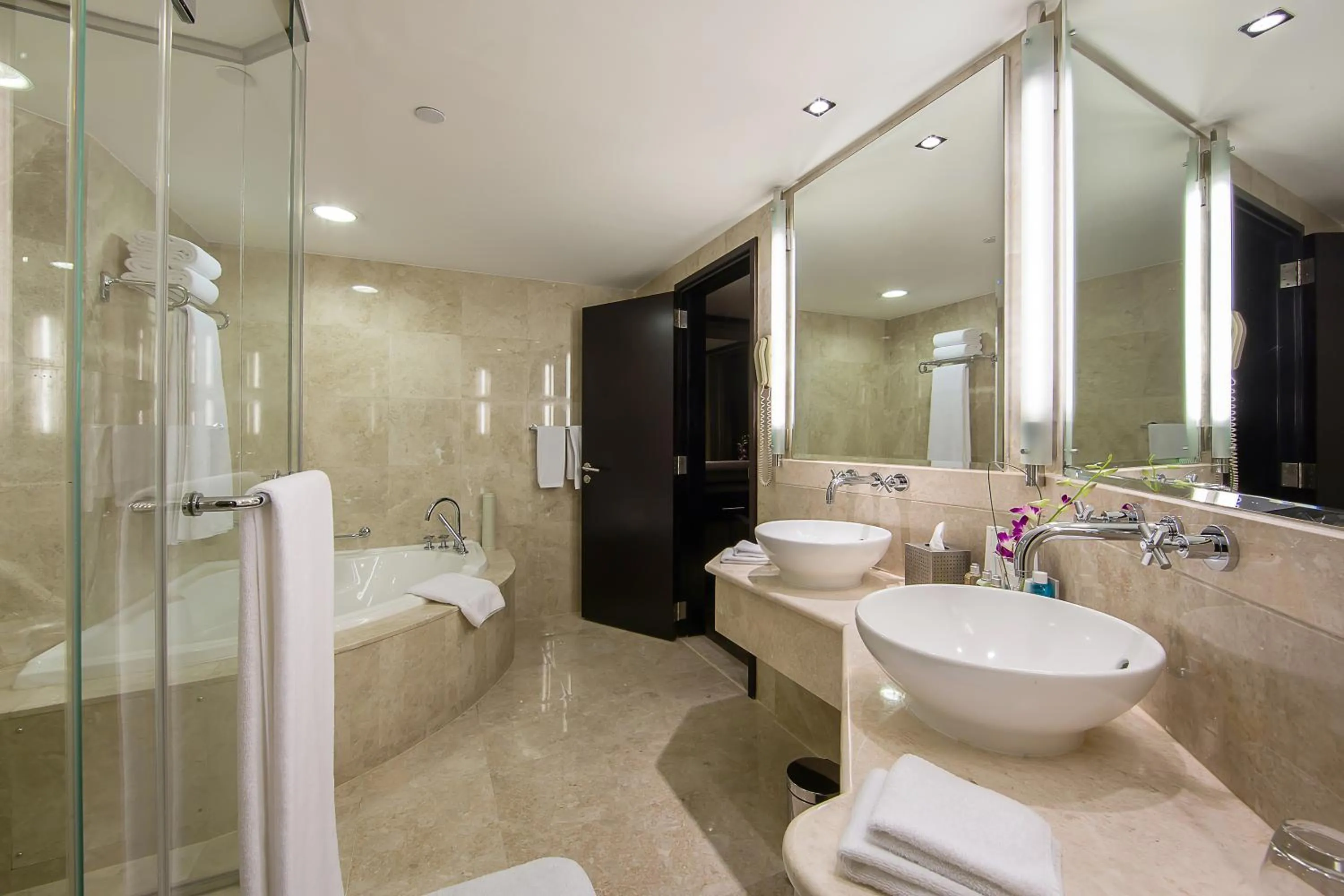 Bathroom in Ramada Plaza by Wyndham Dubai Deira