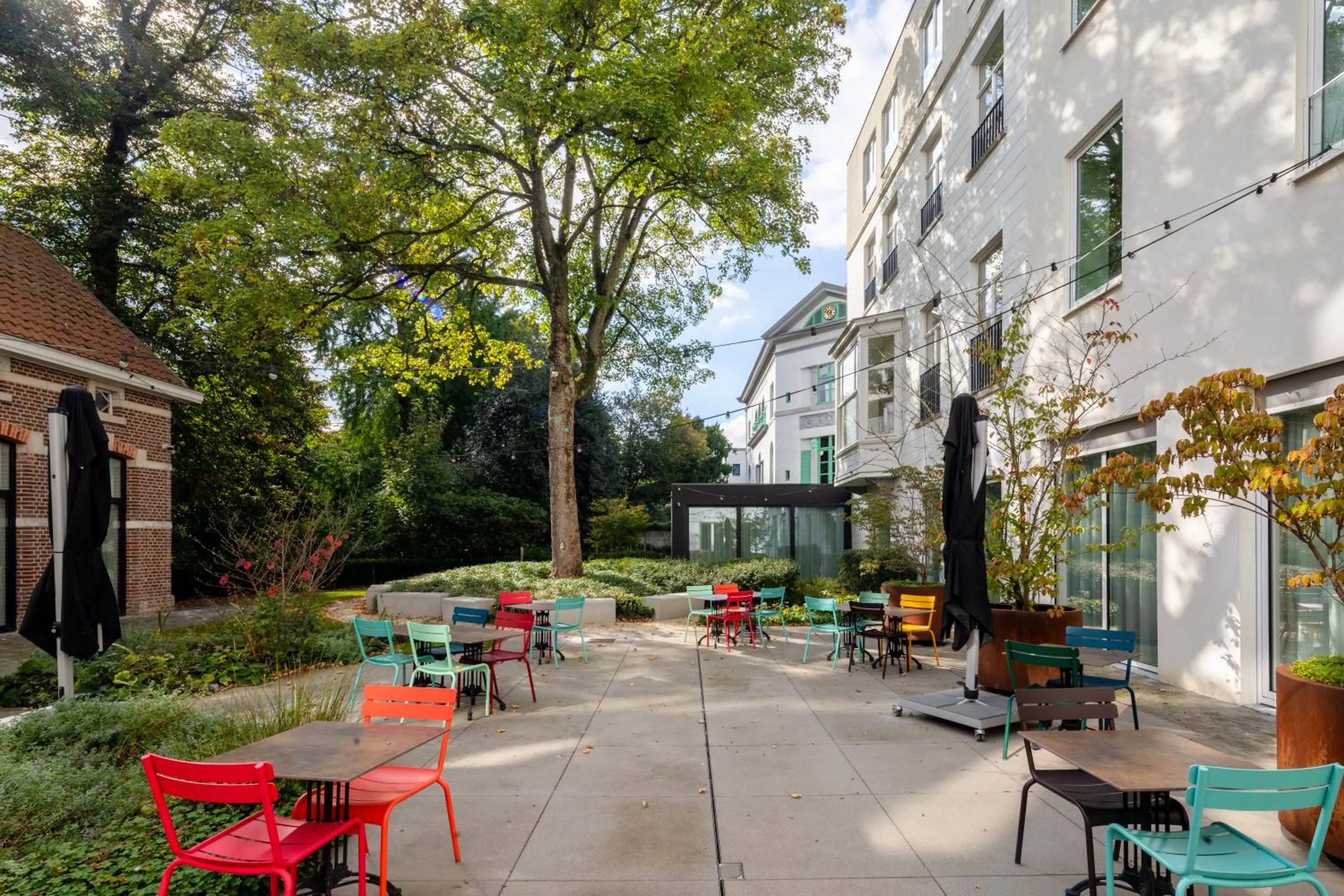 Garden in Hotel Den Briel