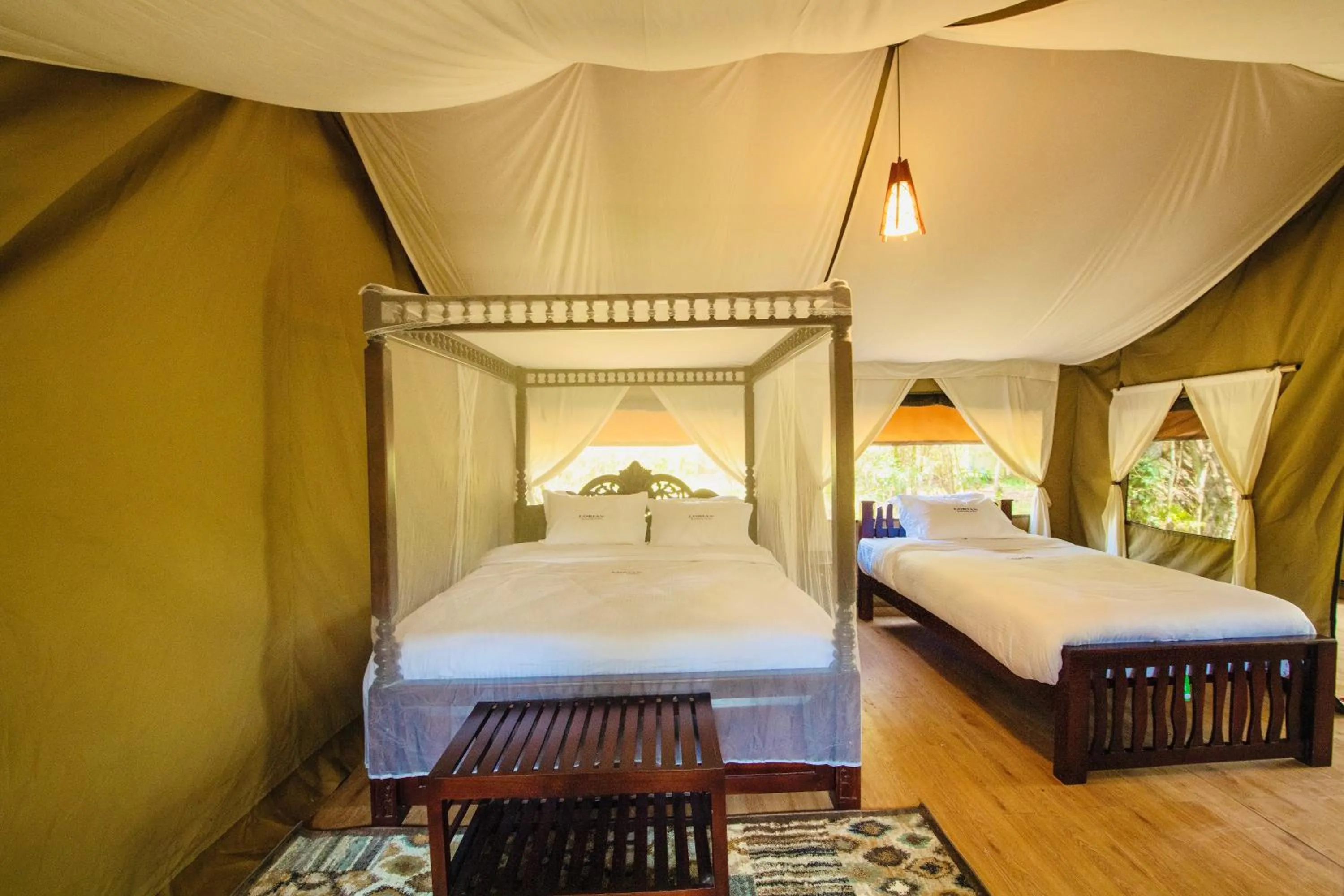 Bed in Lorian safari camp limited