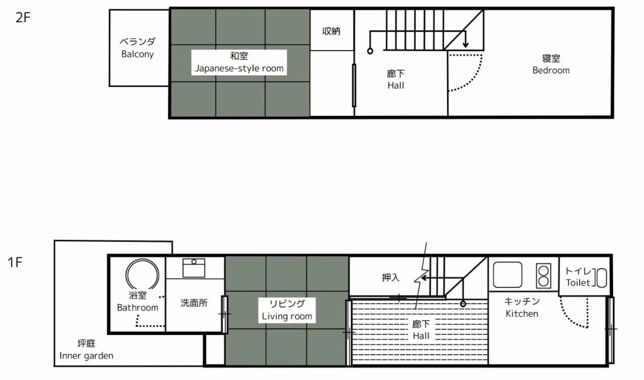 Floor plan in Tsumugi Horikawakichimonji
