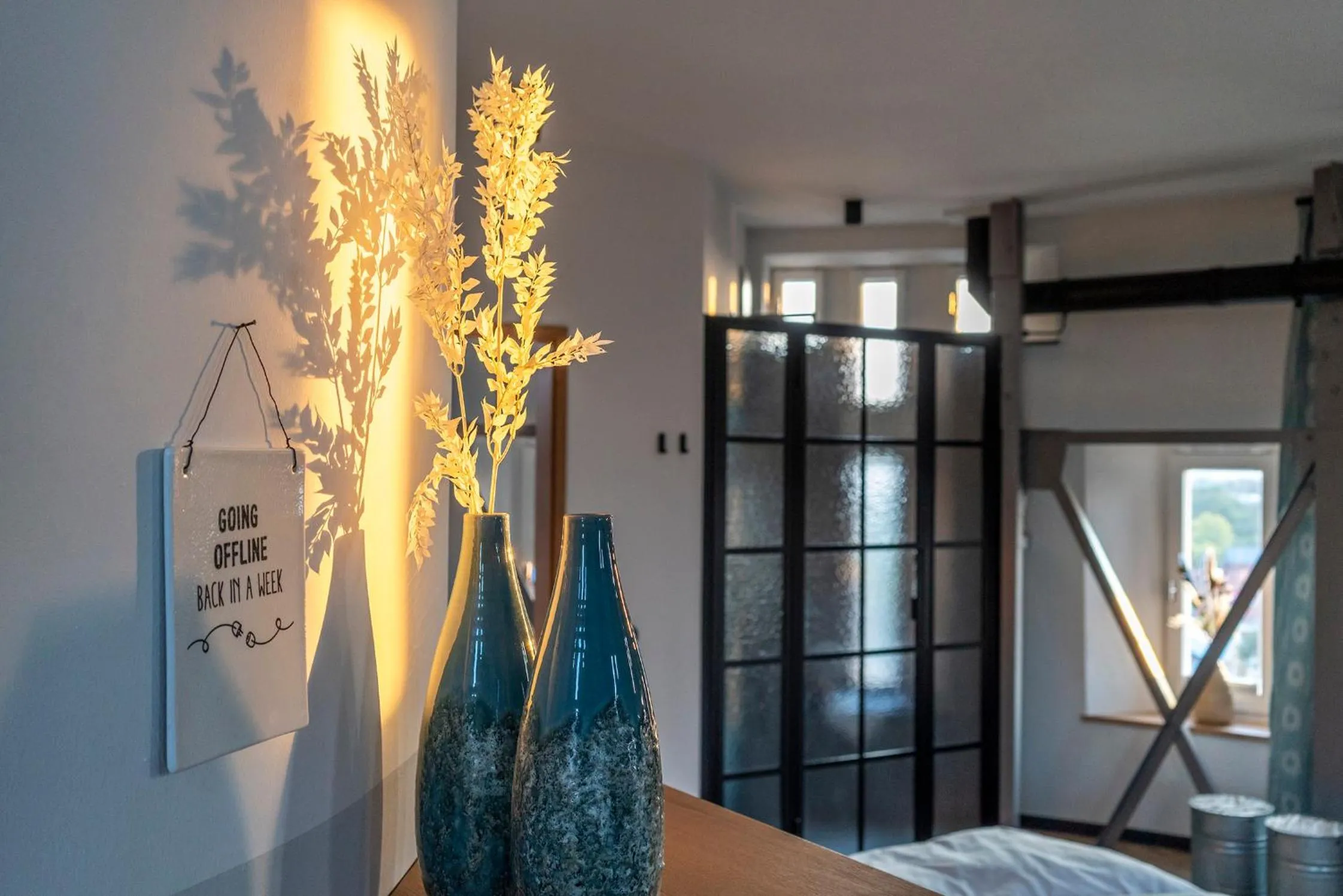 Decorative detail, Bed in Apart Hotel Wasserturm