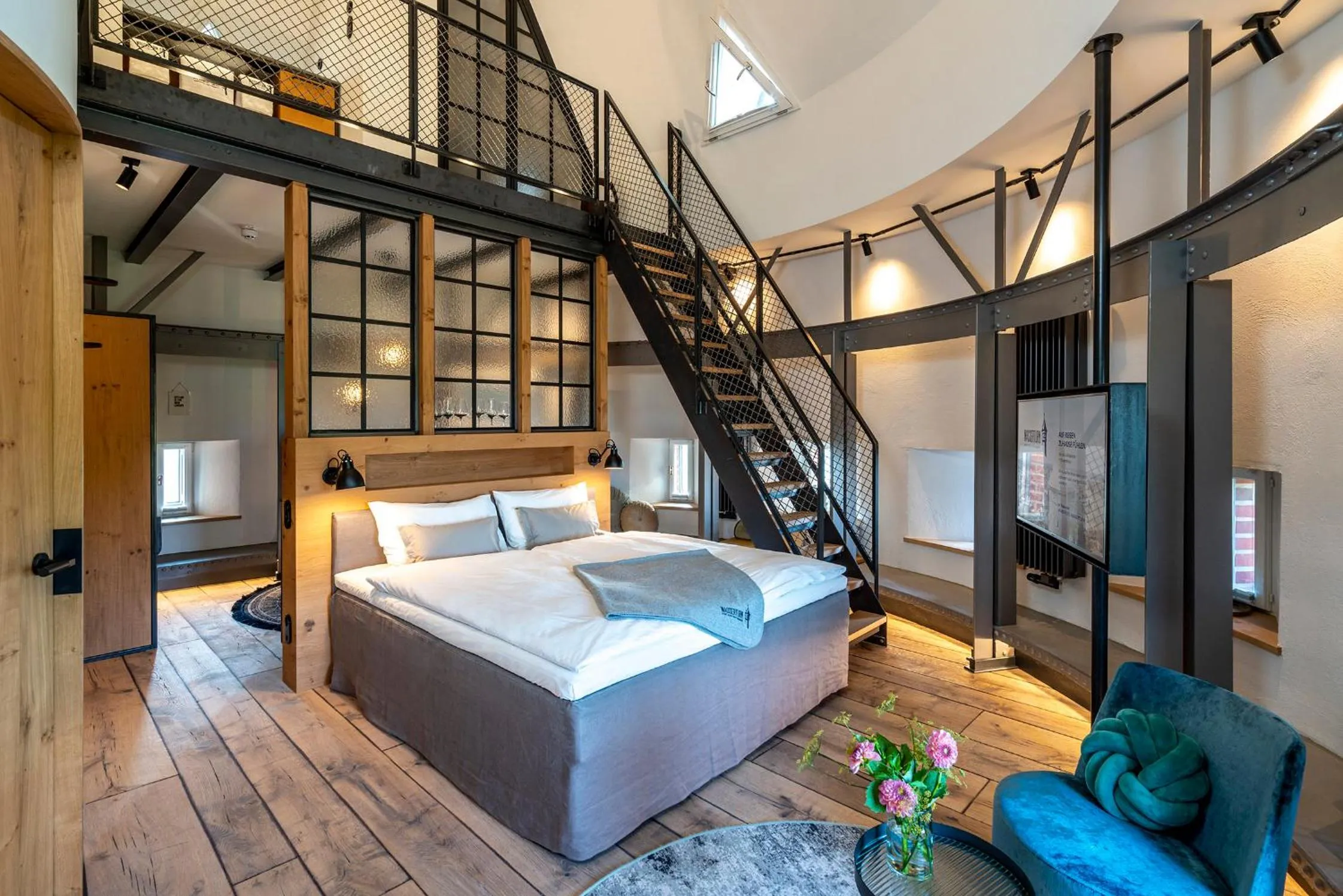 Bedroom, Bed in Apart Hotel Wasserturm