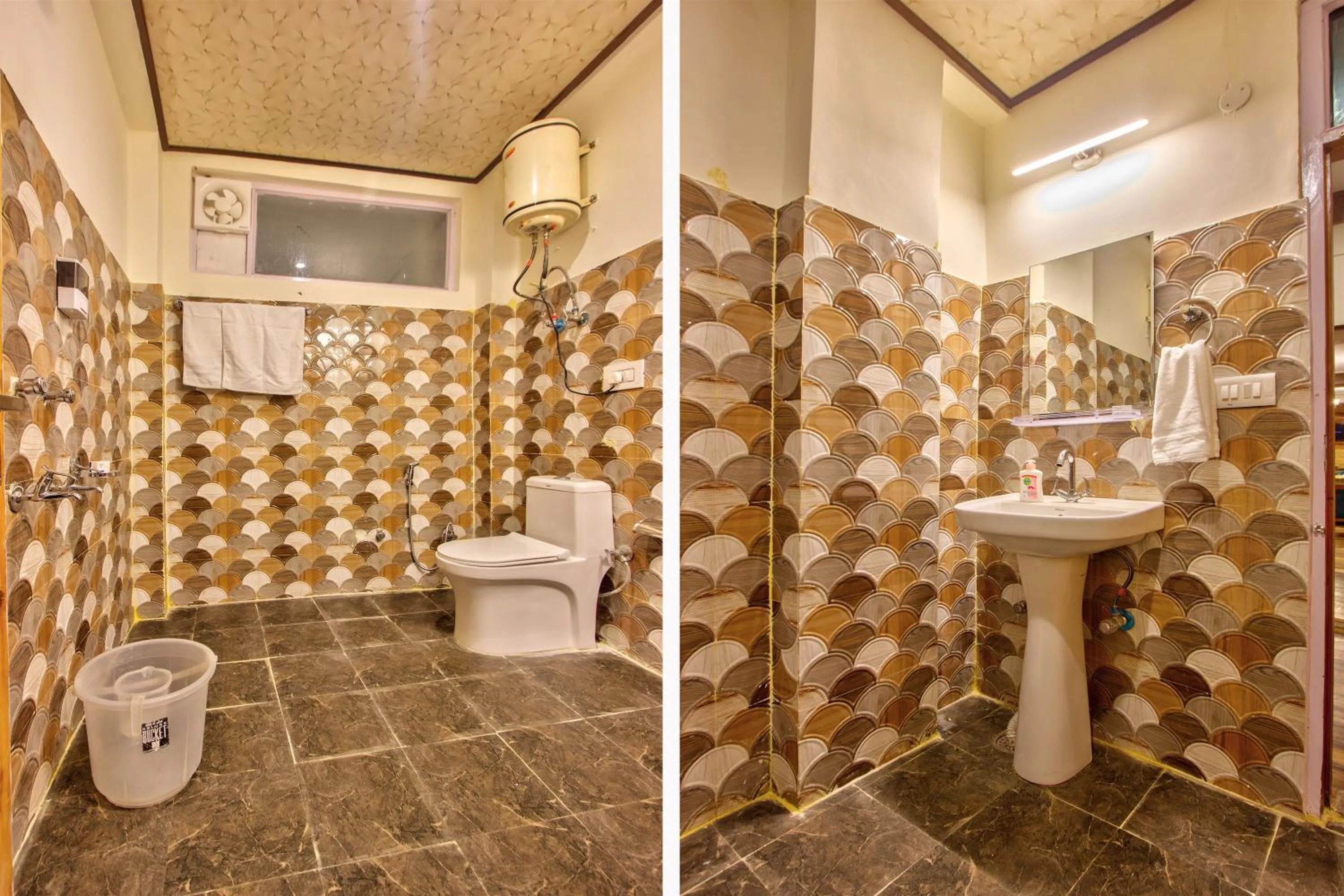 Bathroom in Baan by Snow City Farm