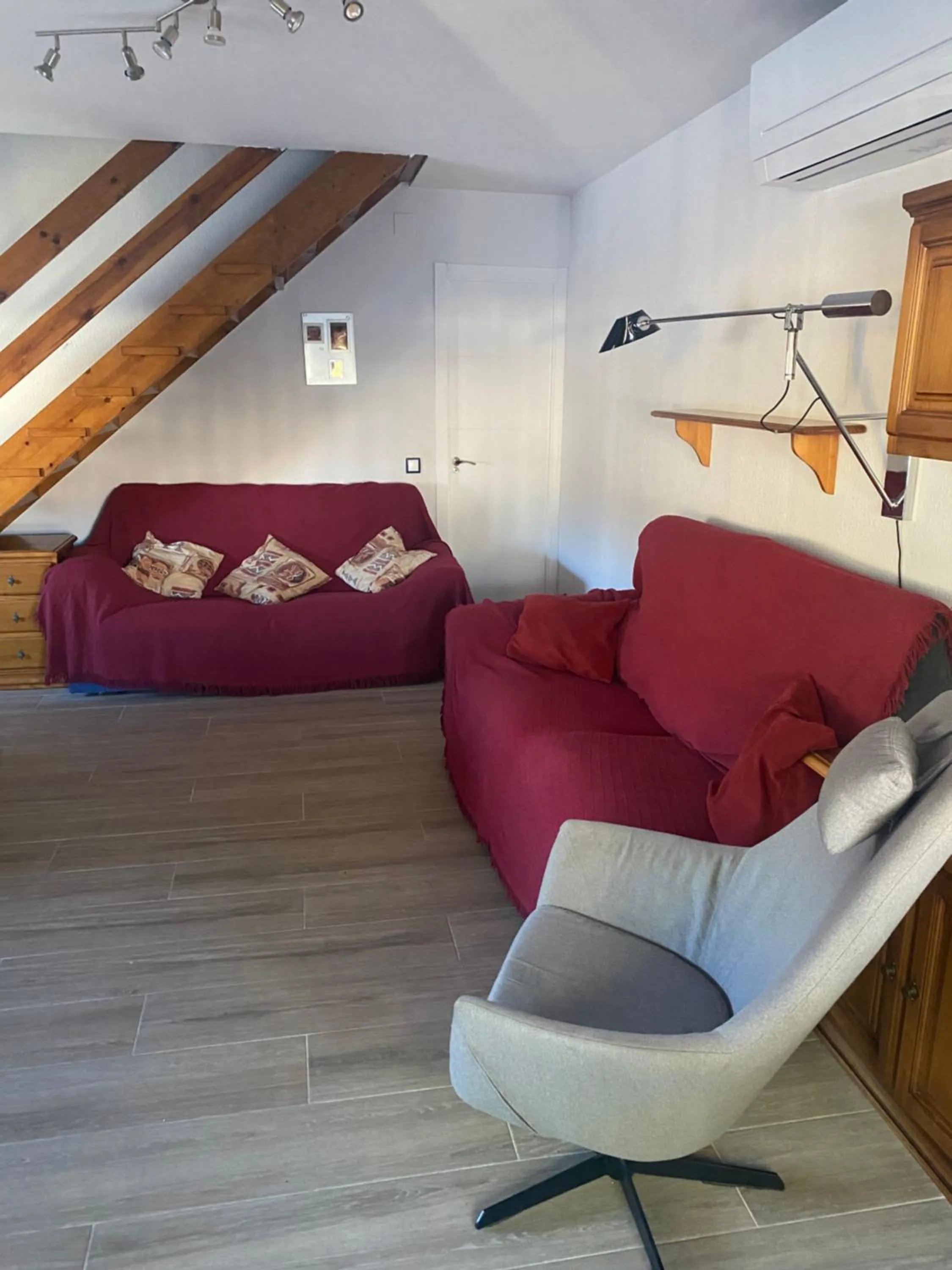 Living room in Casa con Gran Piscina particular cerca playa