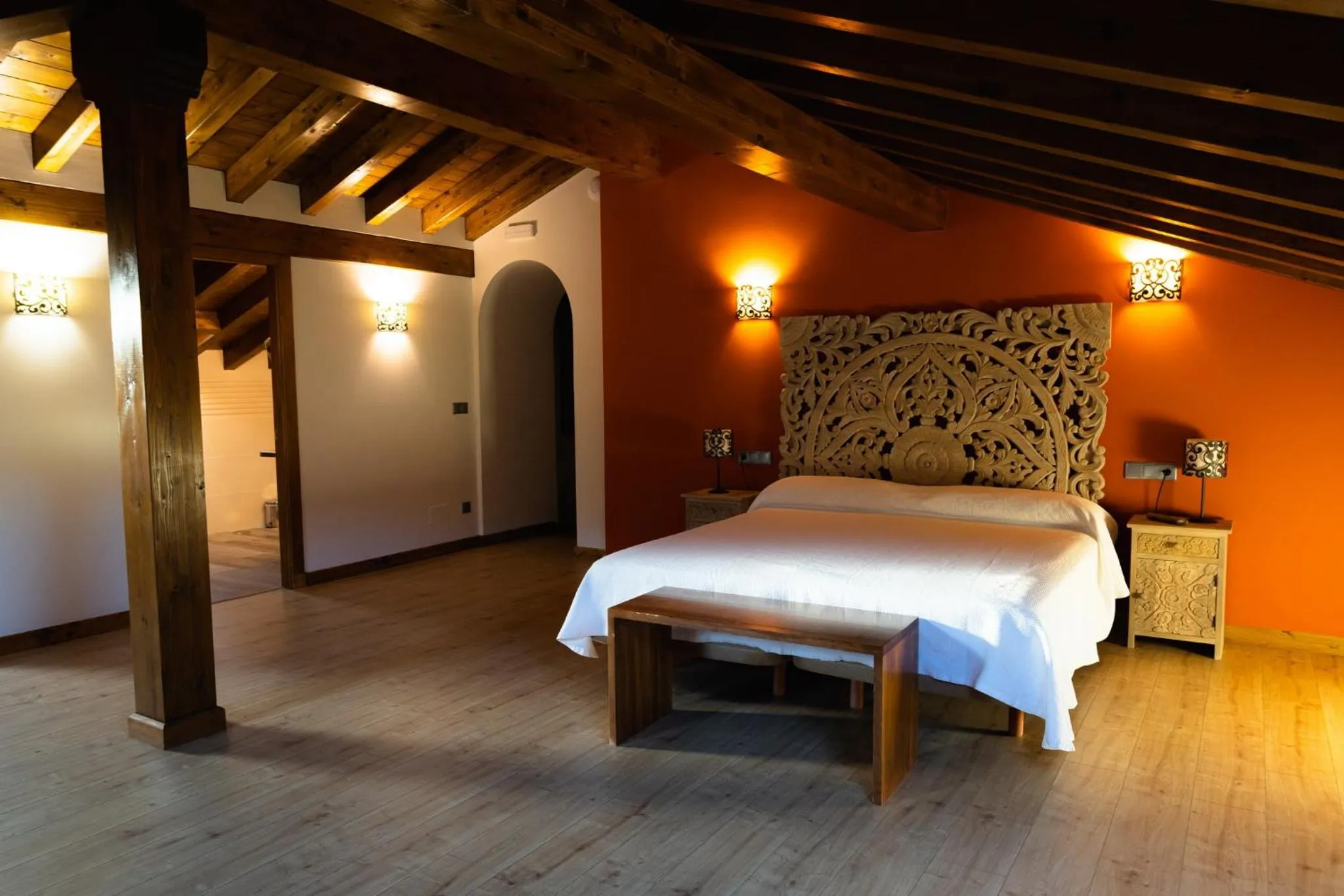 Bedroom, Bed in Posada Villa Matilde