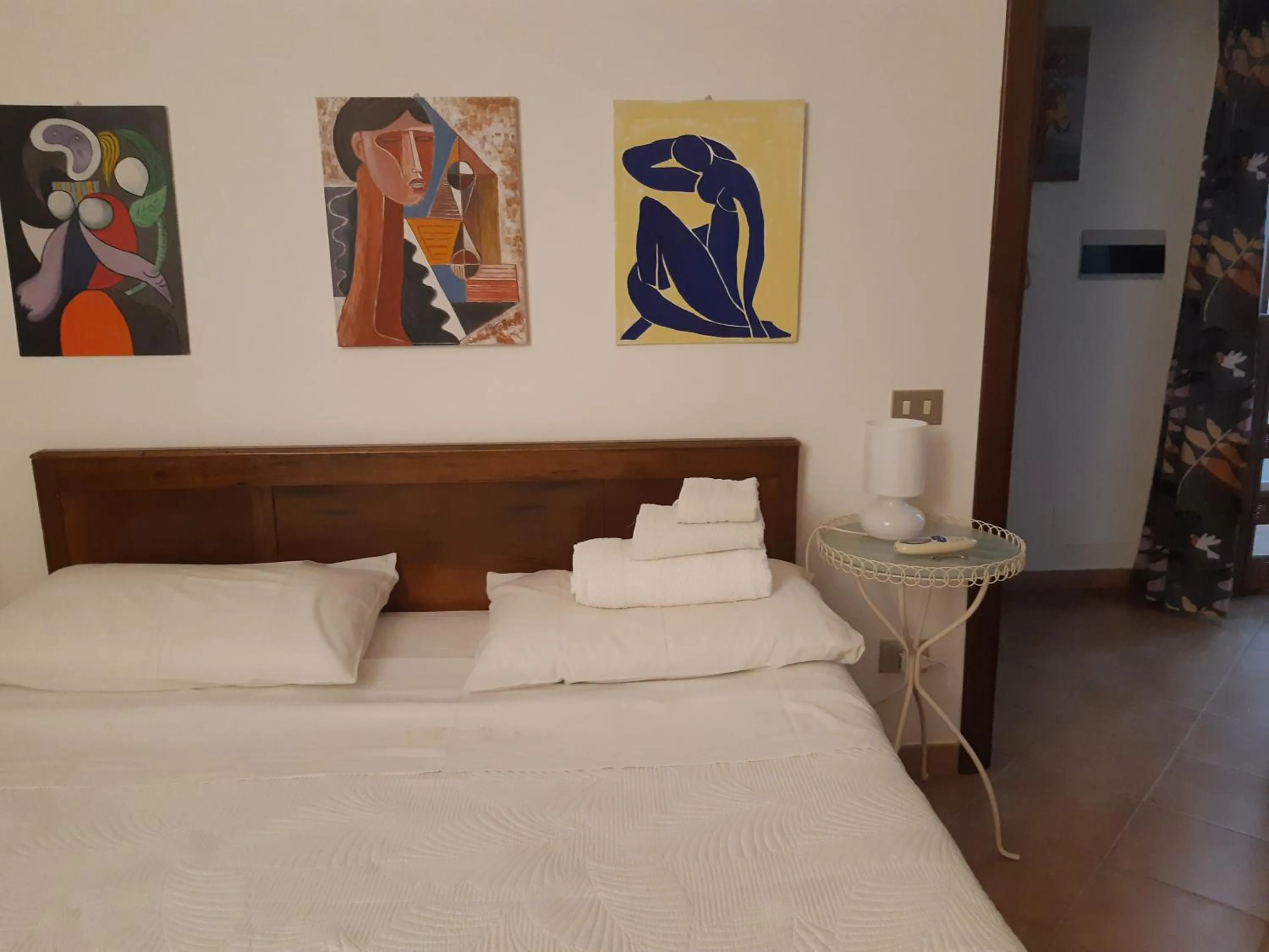 Bed in Fabiola B & B