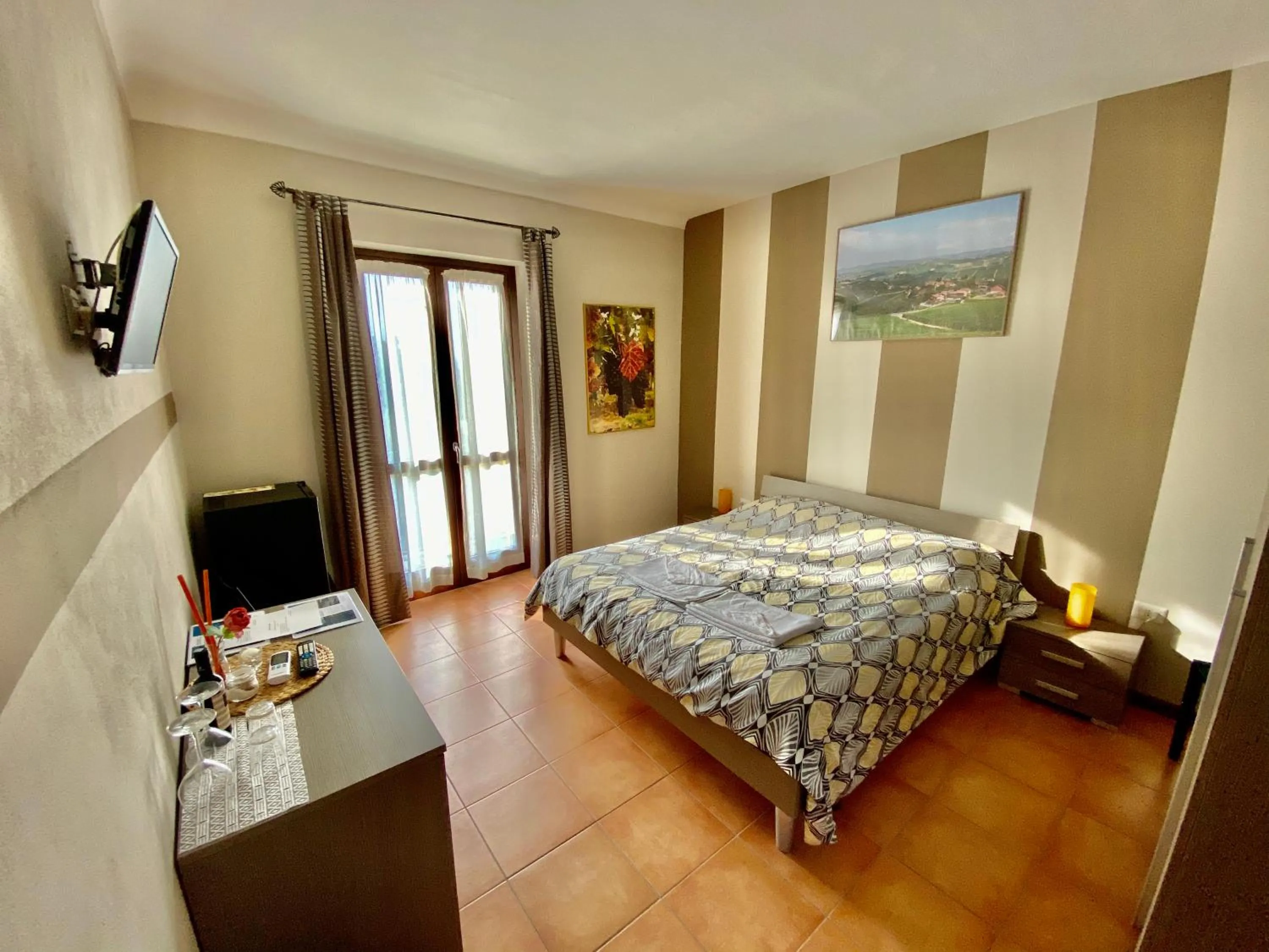 Bed in The Green Guest House