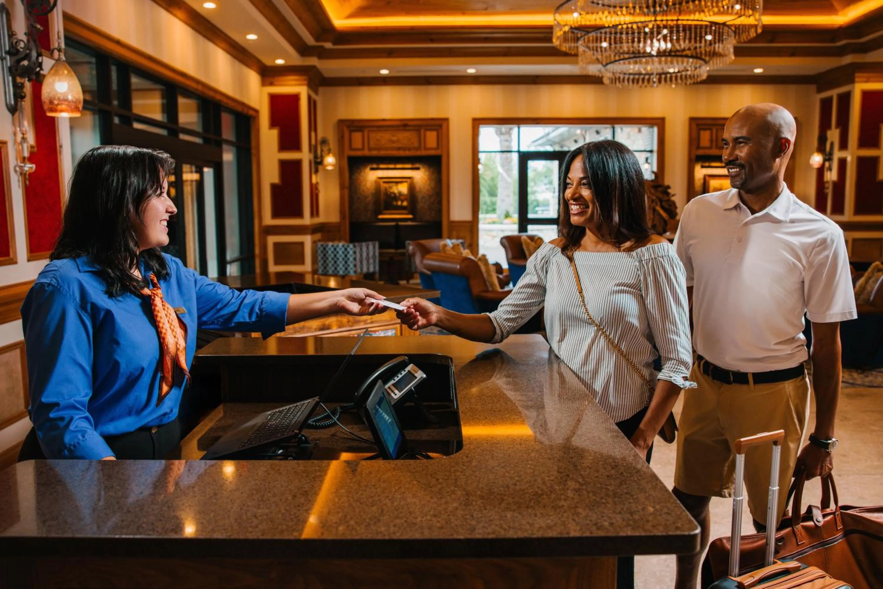 Lobby or reception in The Brownwood Hotel & Spa