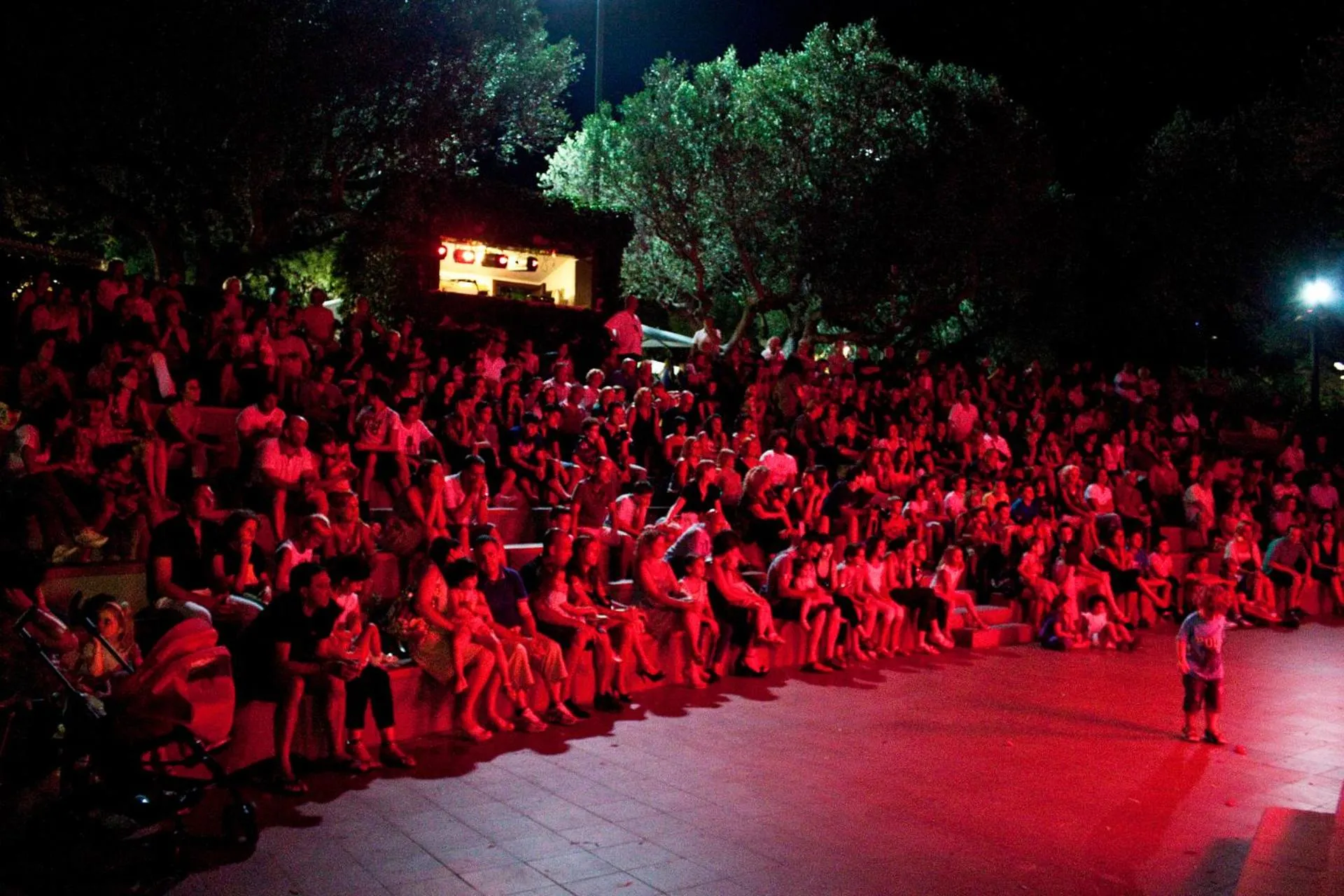 Evening entertainment in Happy Village