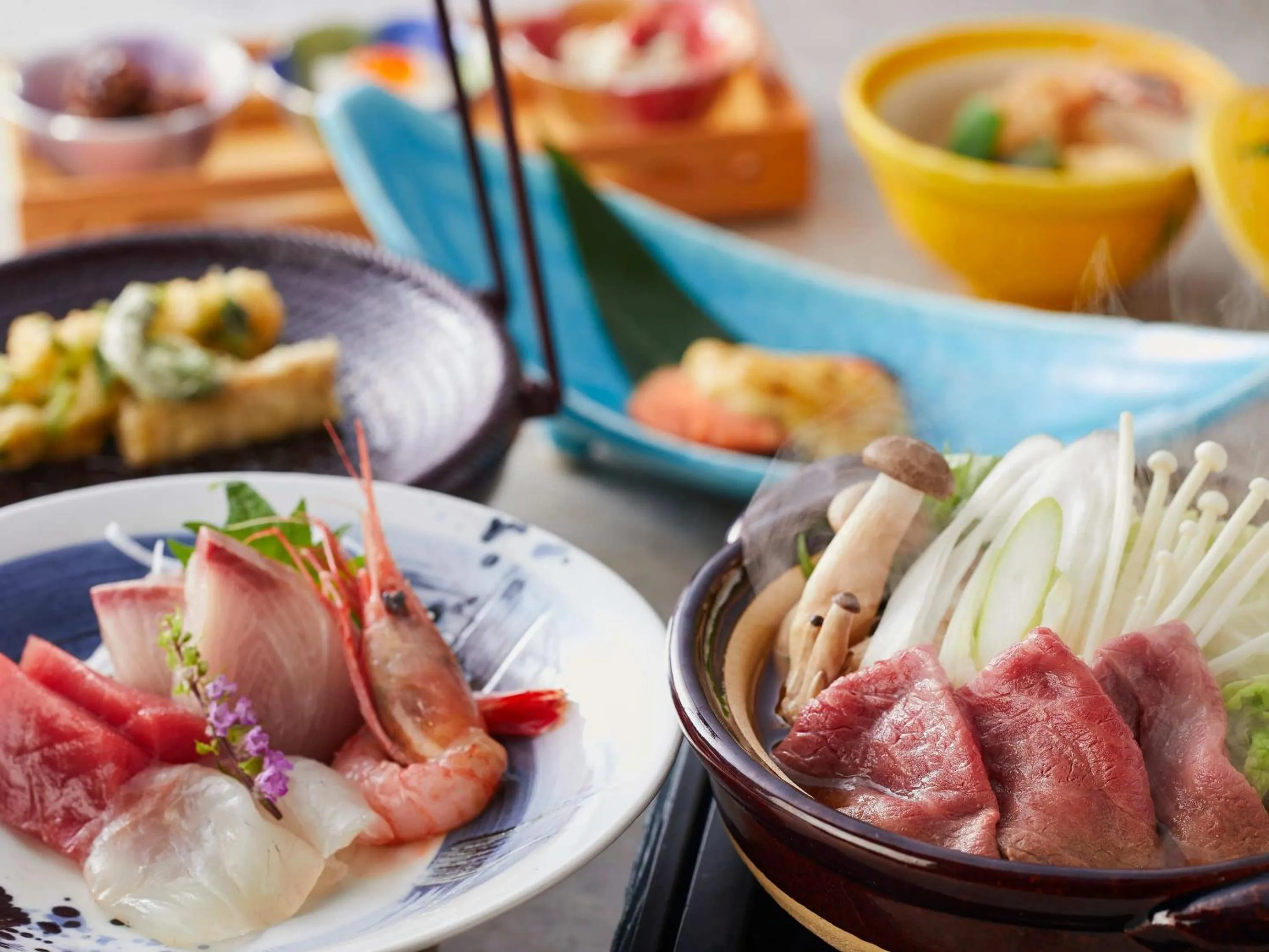 Dinner in KAMENOI HOTEL Fukui