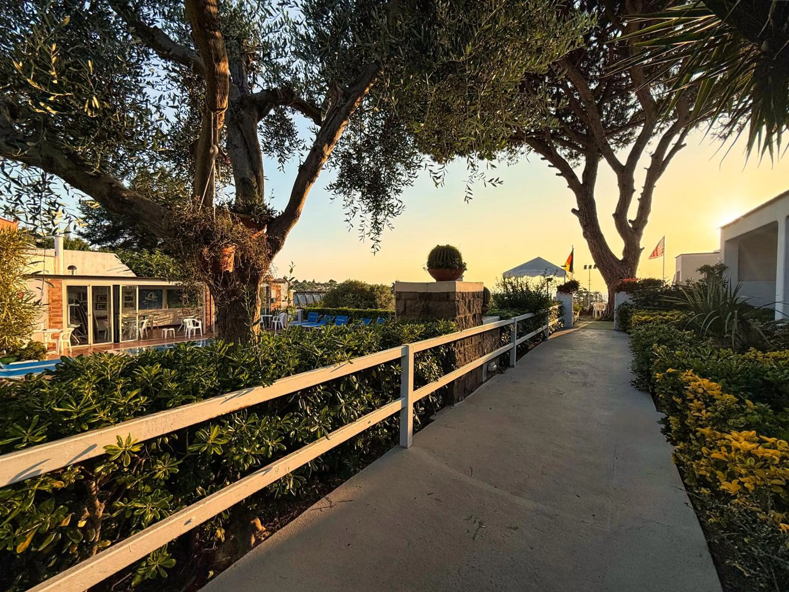 Bird's eye view in Pensione Villa Mena