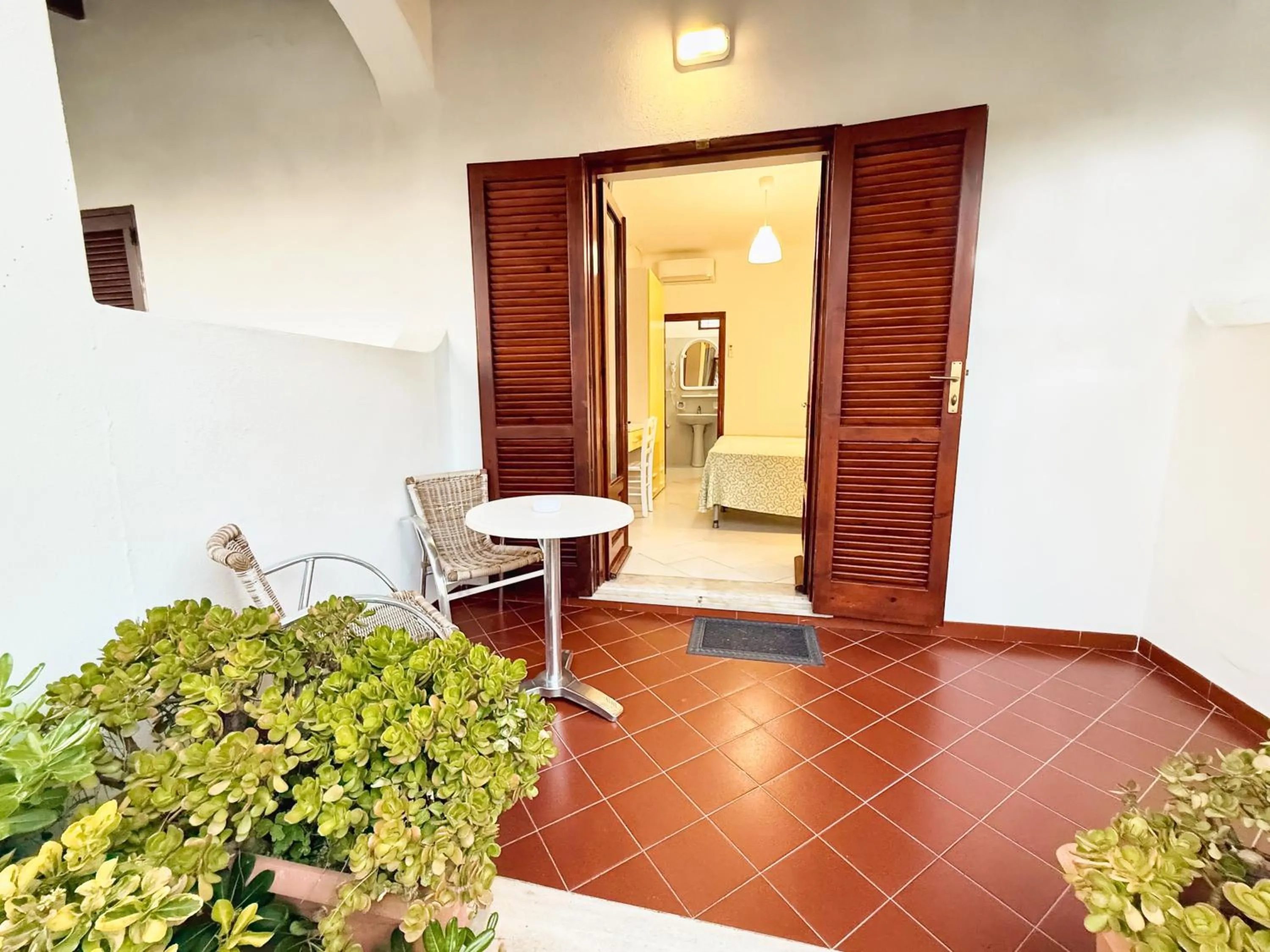 Patio in Pensione Villa Mena