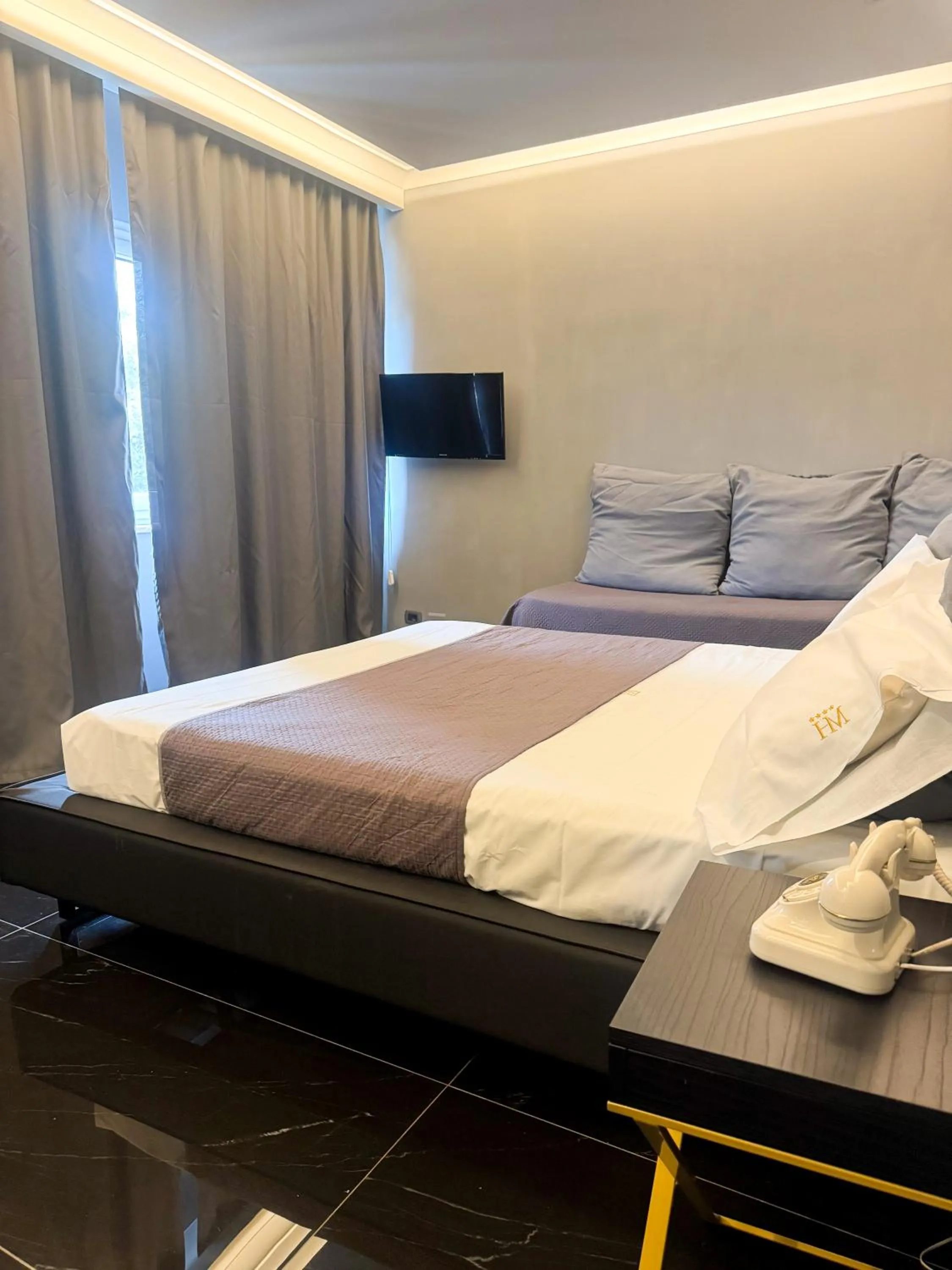 Bed in Meeting Hotel