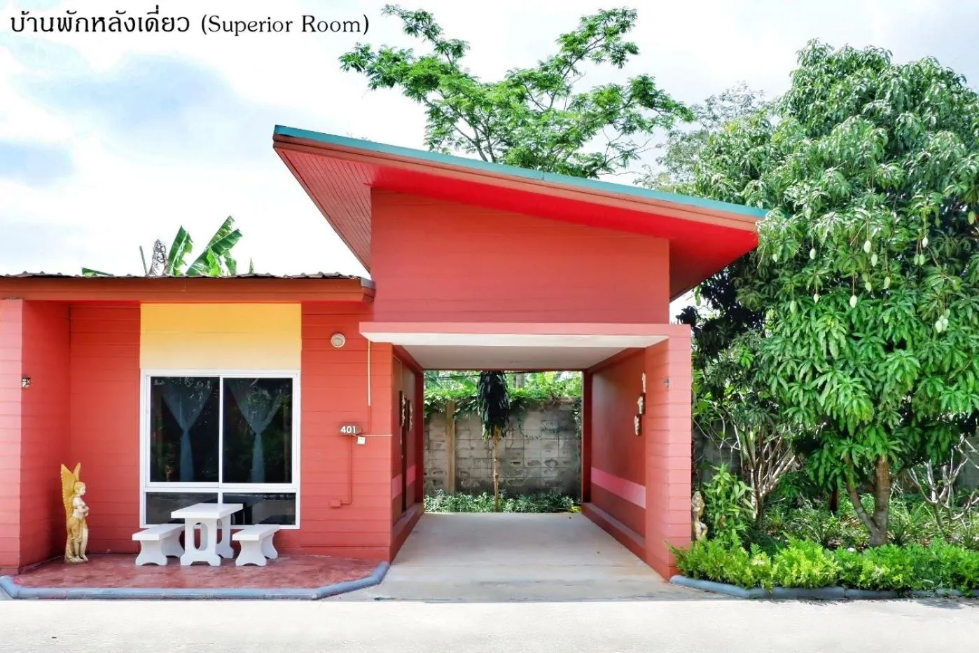 Property building in Bali Boutique Hotel Suratthani