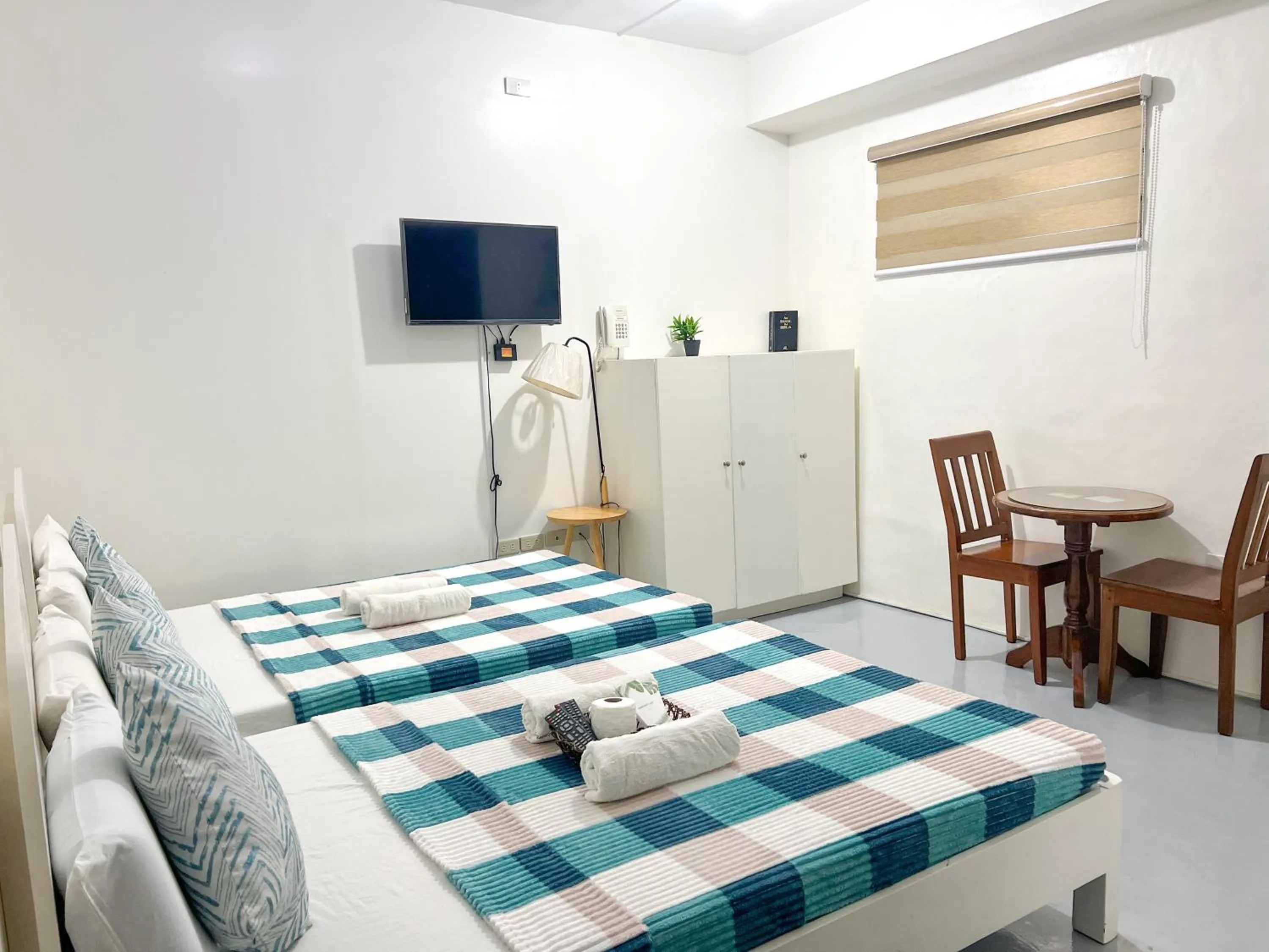 Bed in Casa Bicolandia Suites