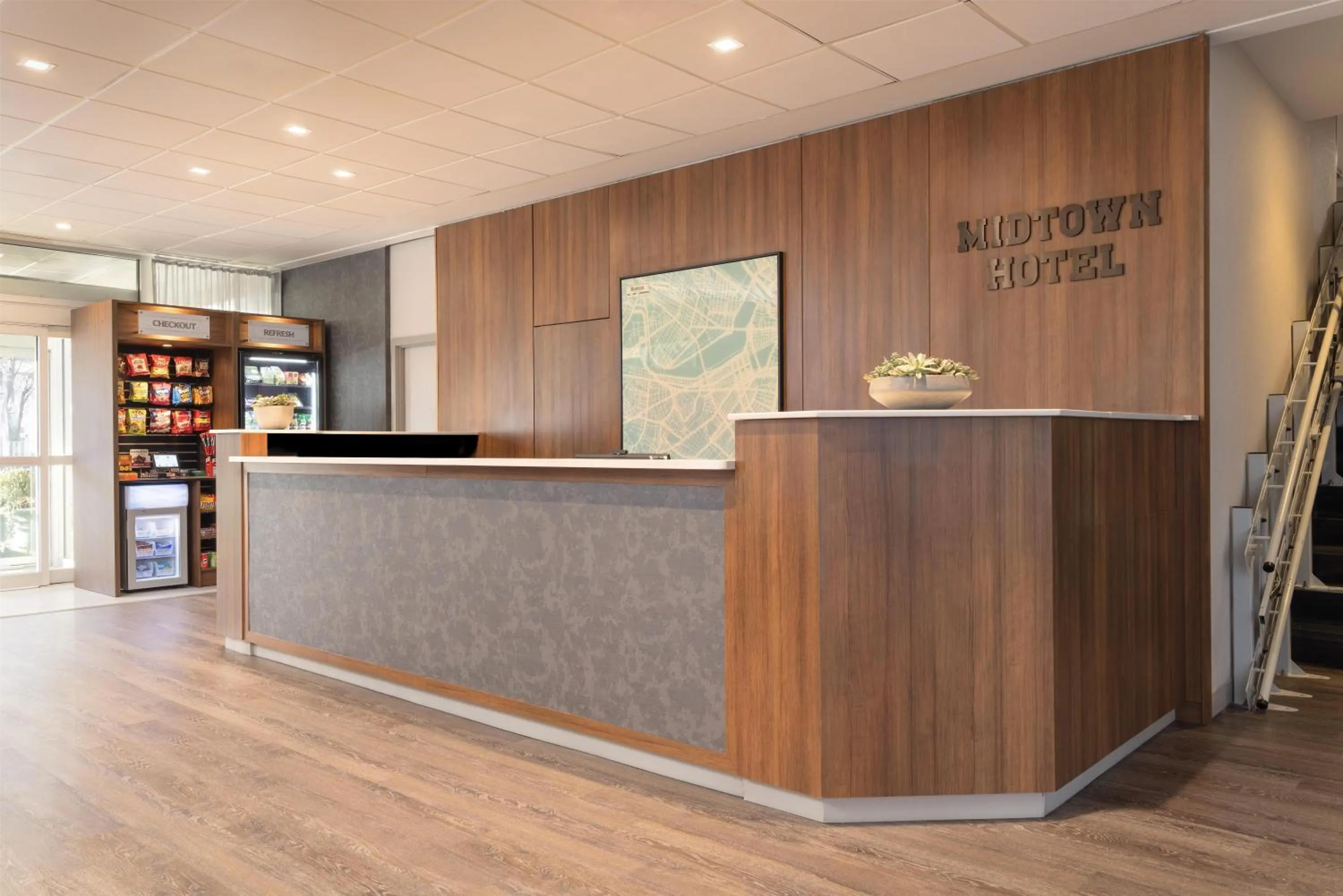 Lobby or reception in The Midtown Hotel MOD Collection by Sonesta