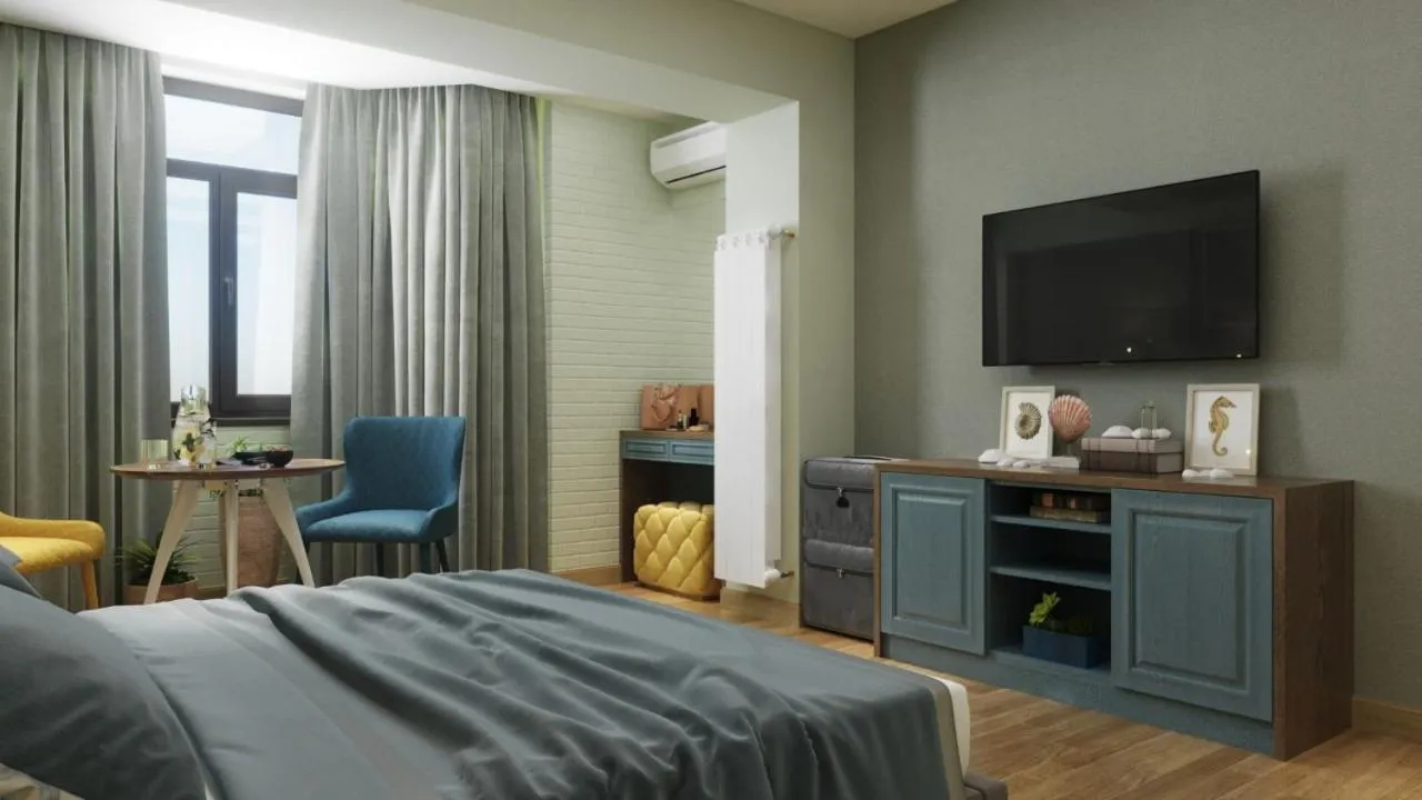 Bed in Centric Baku Boutique Hotel