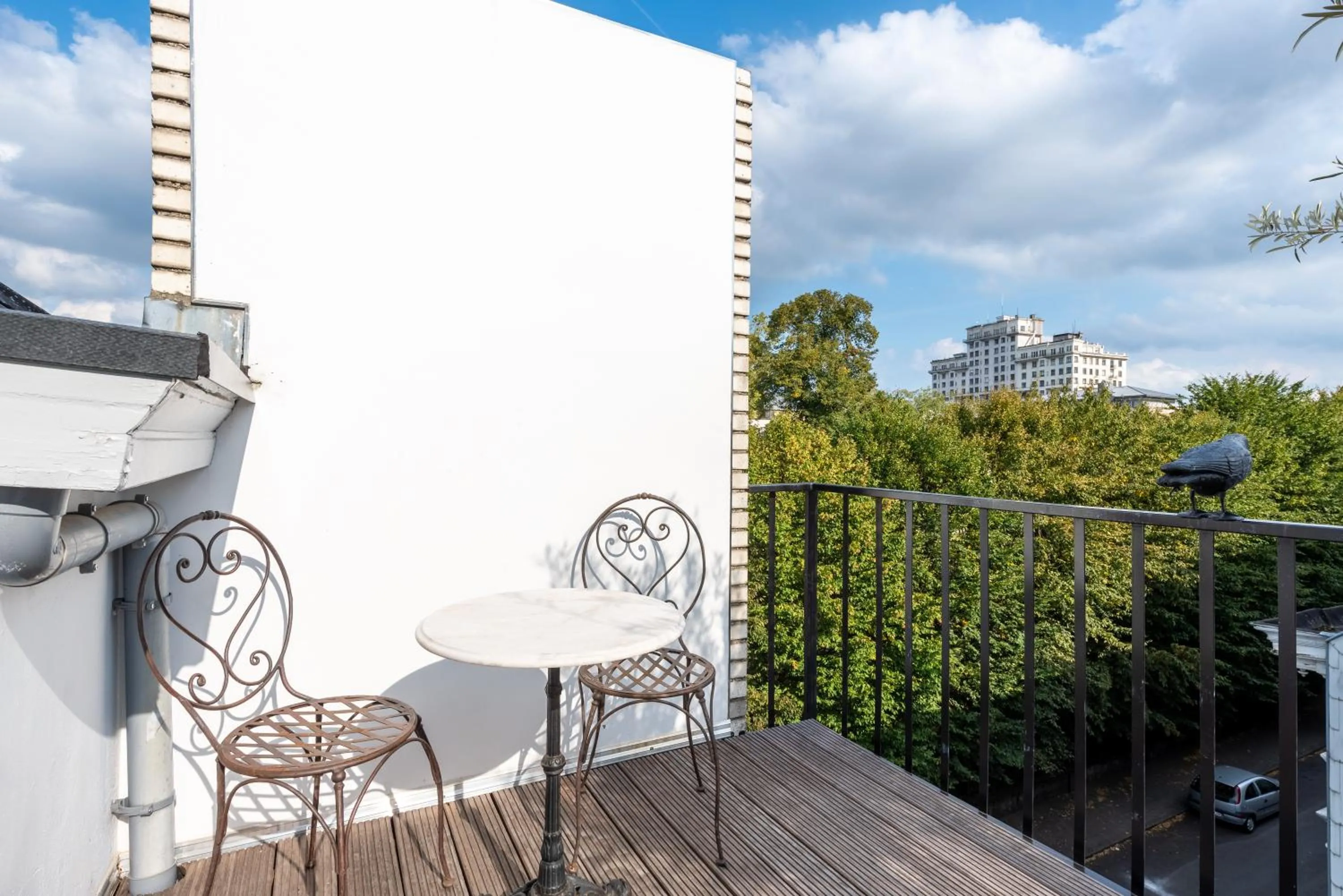 Patio in Newton Boutique Hotel Residences - Brussels EU Area
