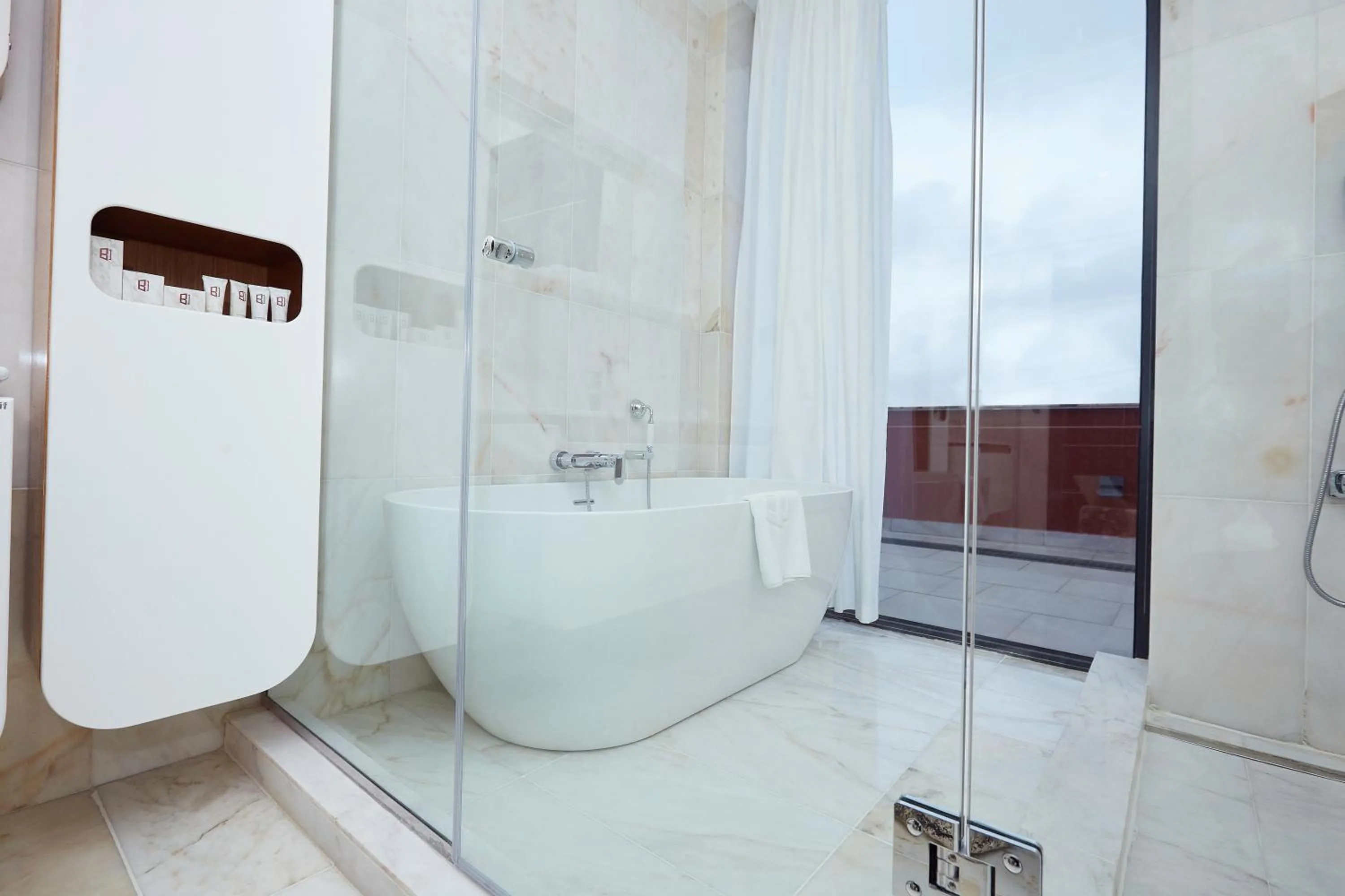 Bathroom in Bel Air Crest Hotel & Suites