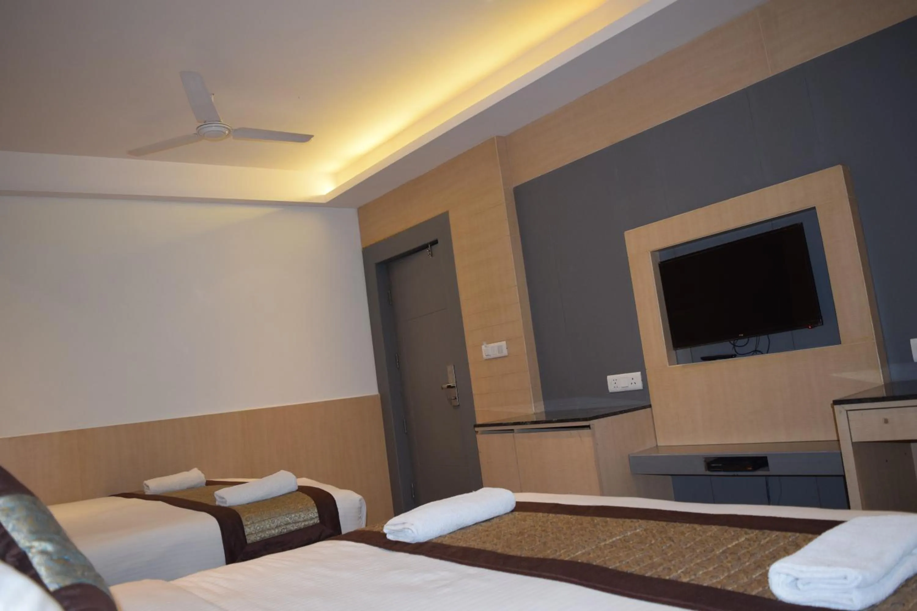 TV and multimedia, Bed in Hotel Superb 5 Mins Walk From New Delhi Station