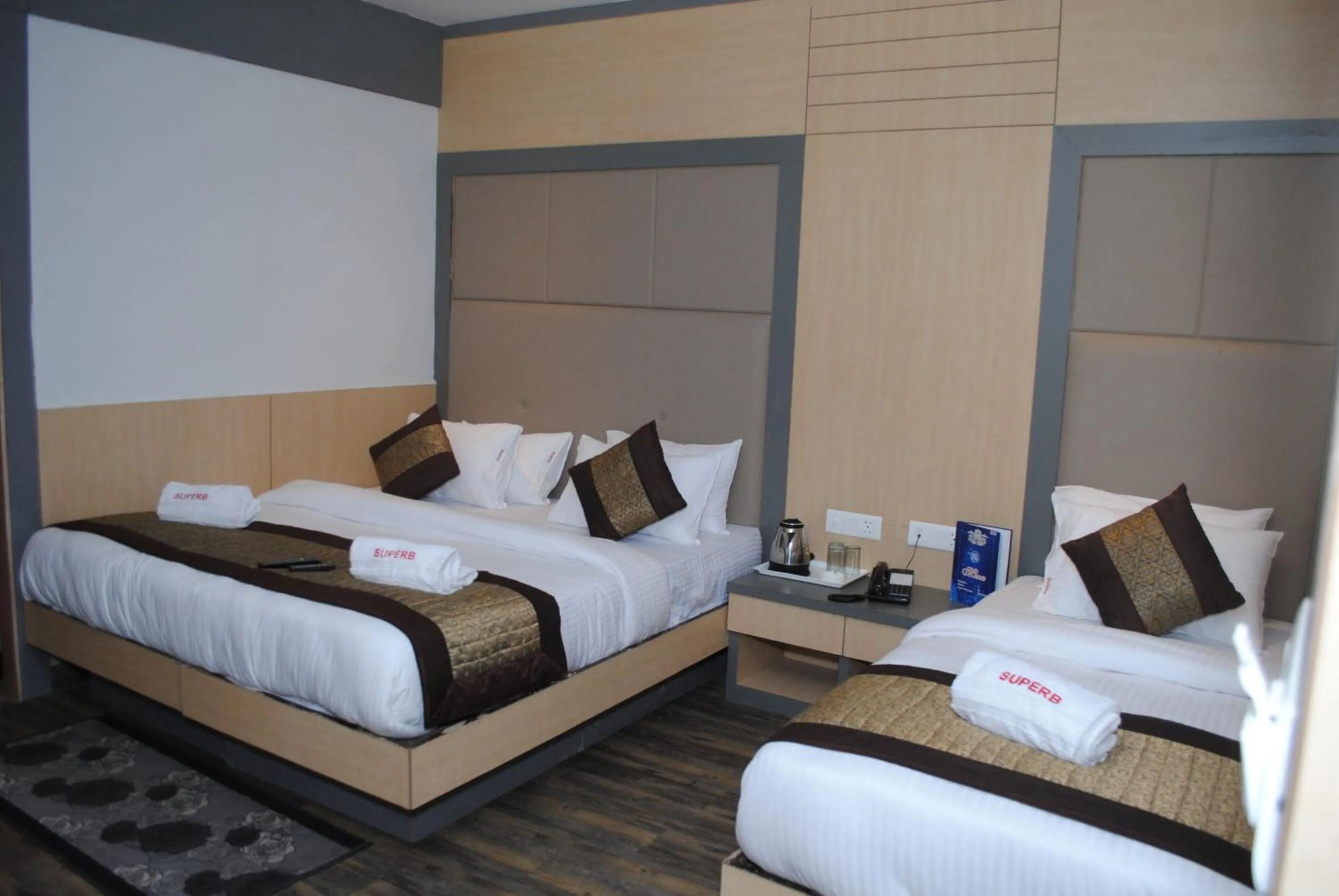 Bedroom, Bed in Hotel Superb 5 Mins Walk From New Delhi Station
