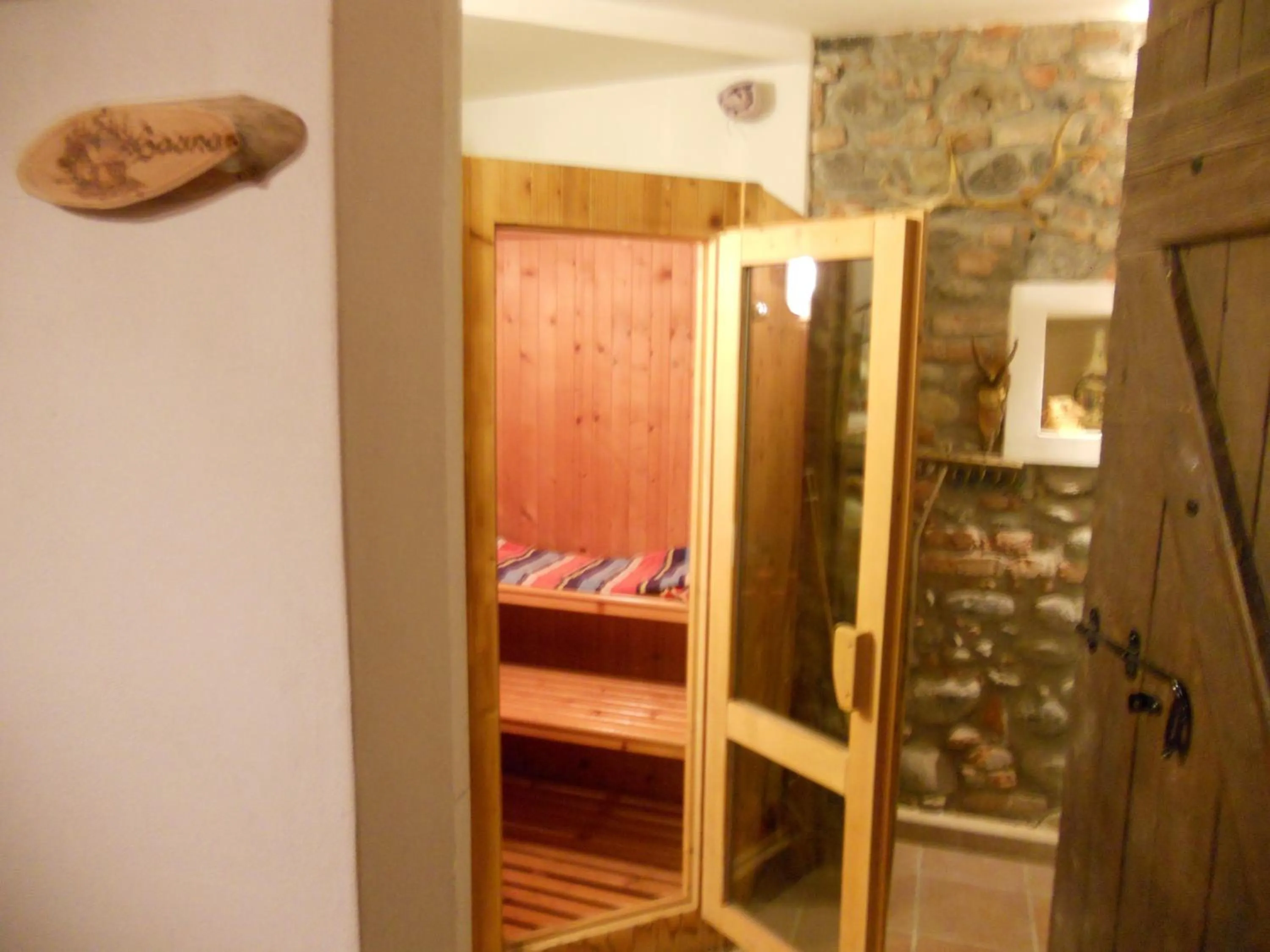 Sauna in B&B Pervinca
