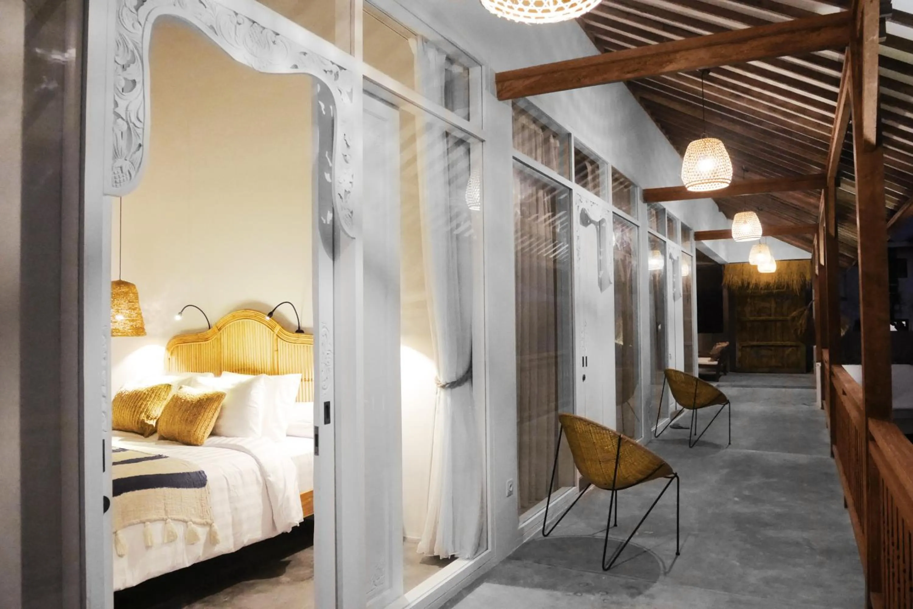 Bed in Amar Boutique Hotel