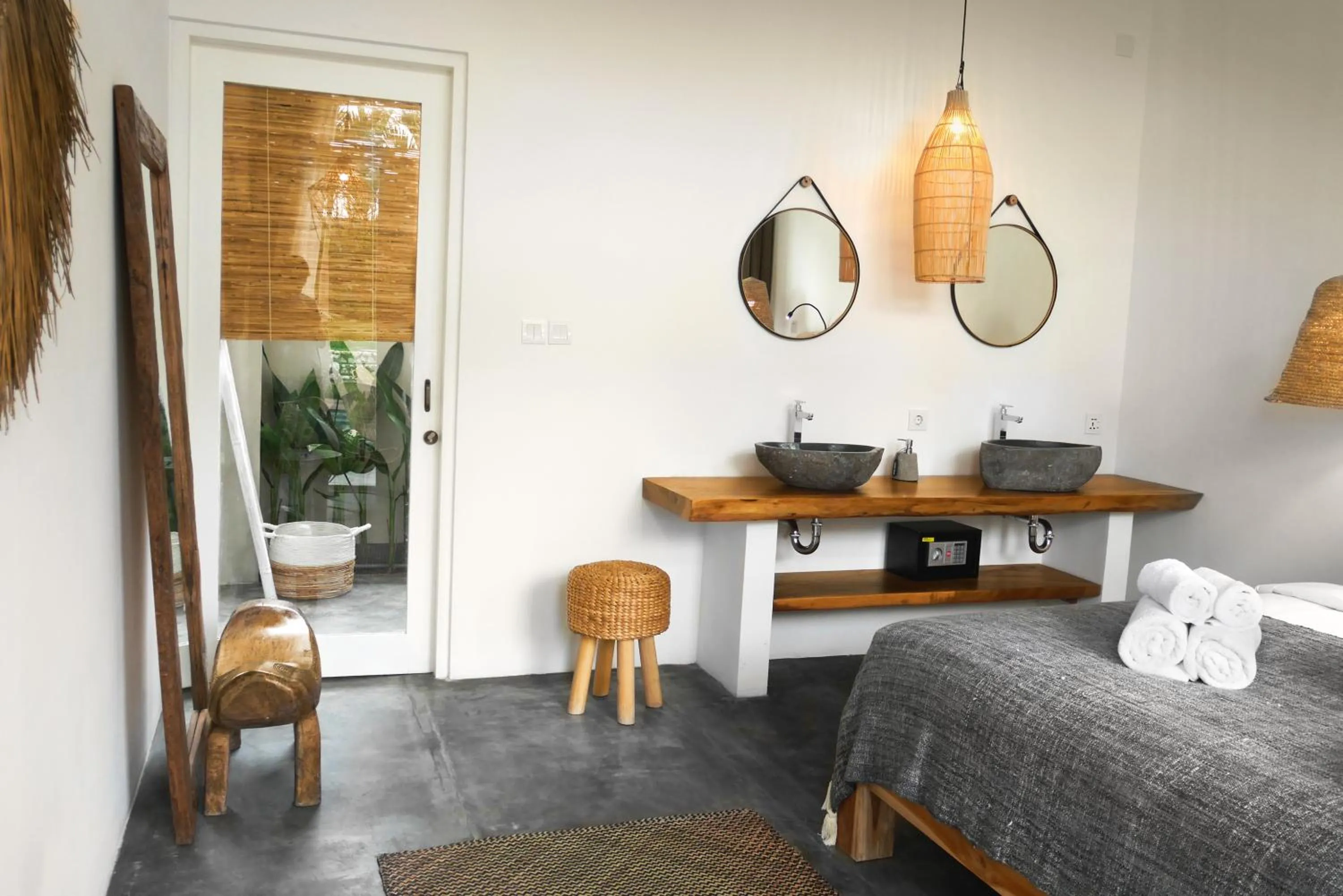 Bed in Amar Boutique Hotel