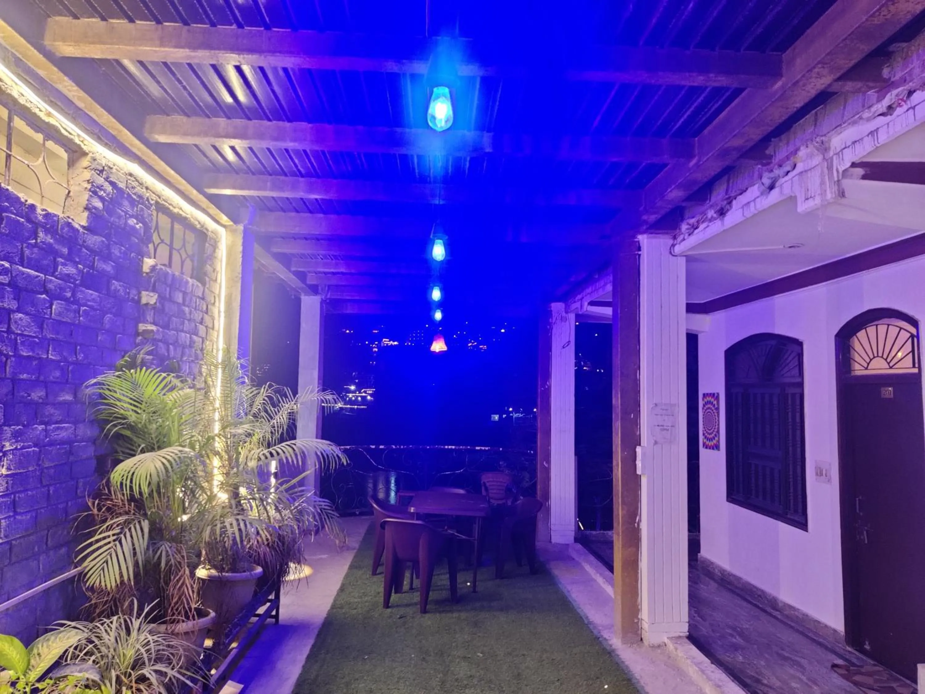 Patio in Shri Ganga View Guest House