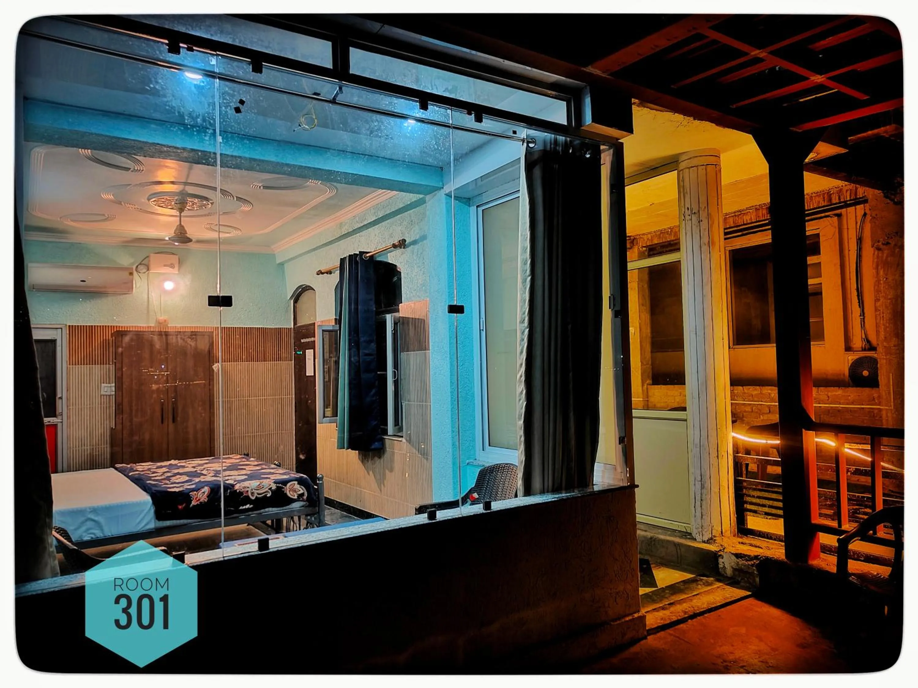 Bed in Shri Ganga View Guest House