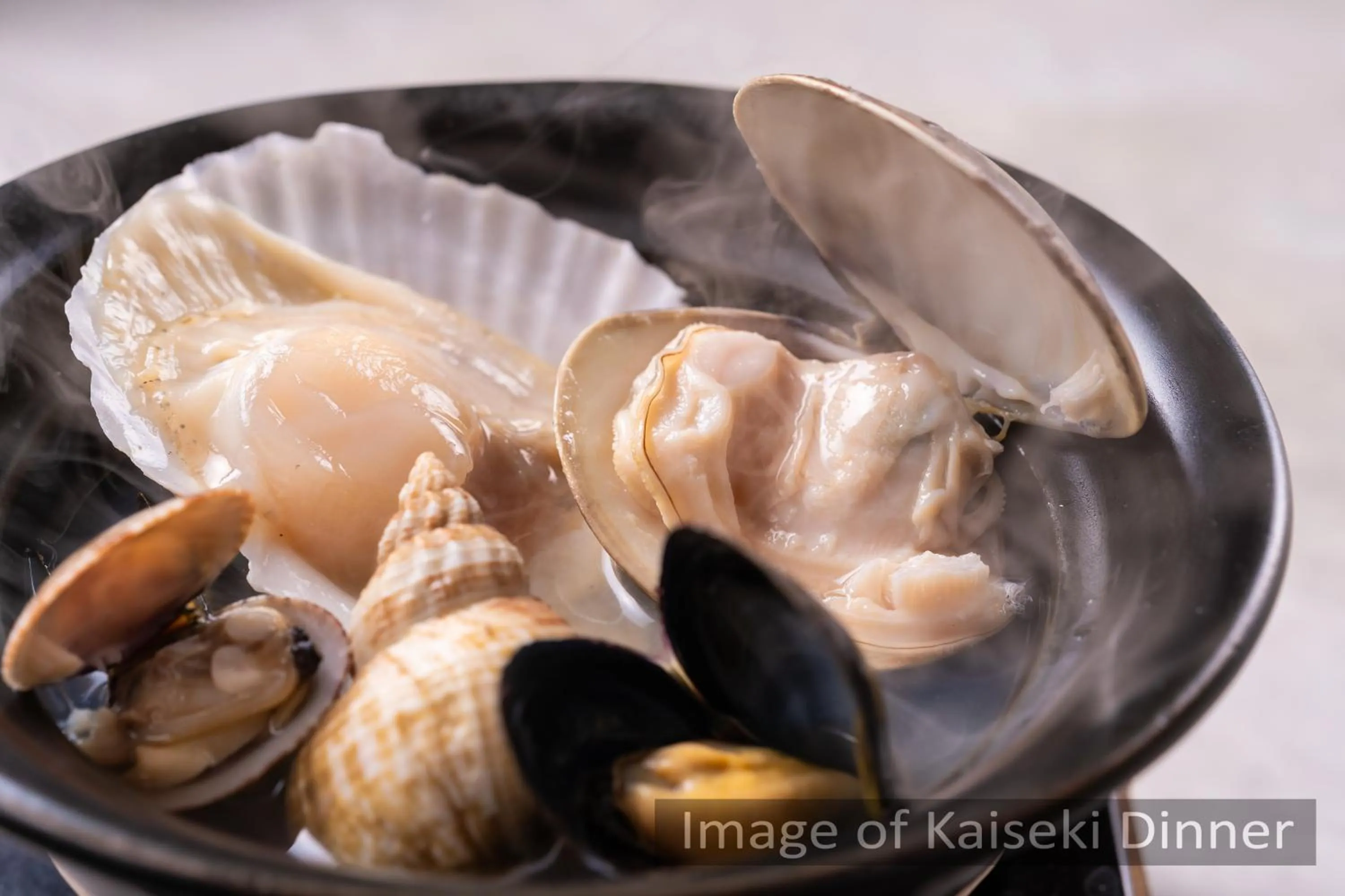 Food close-up in KAMENOI HOTEL Genkainada