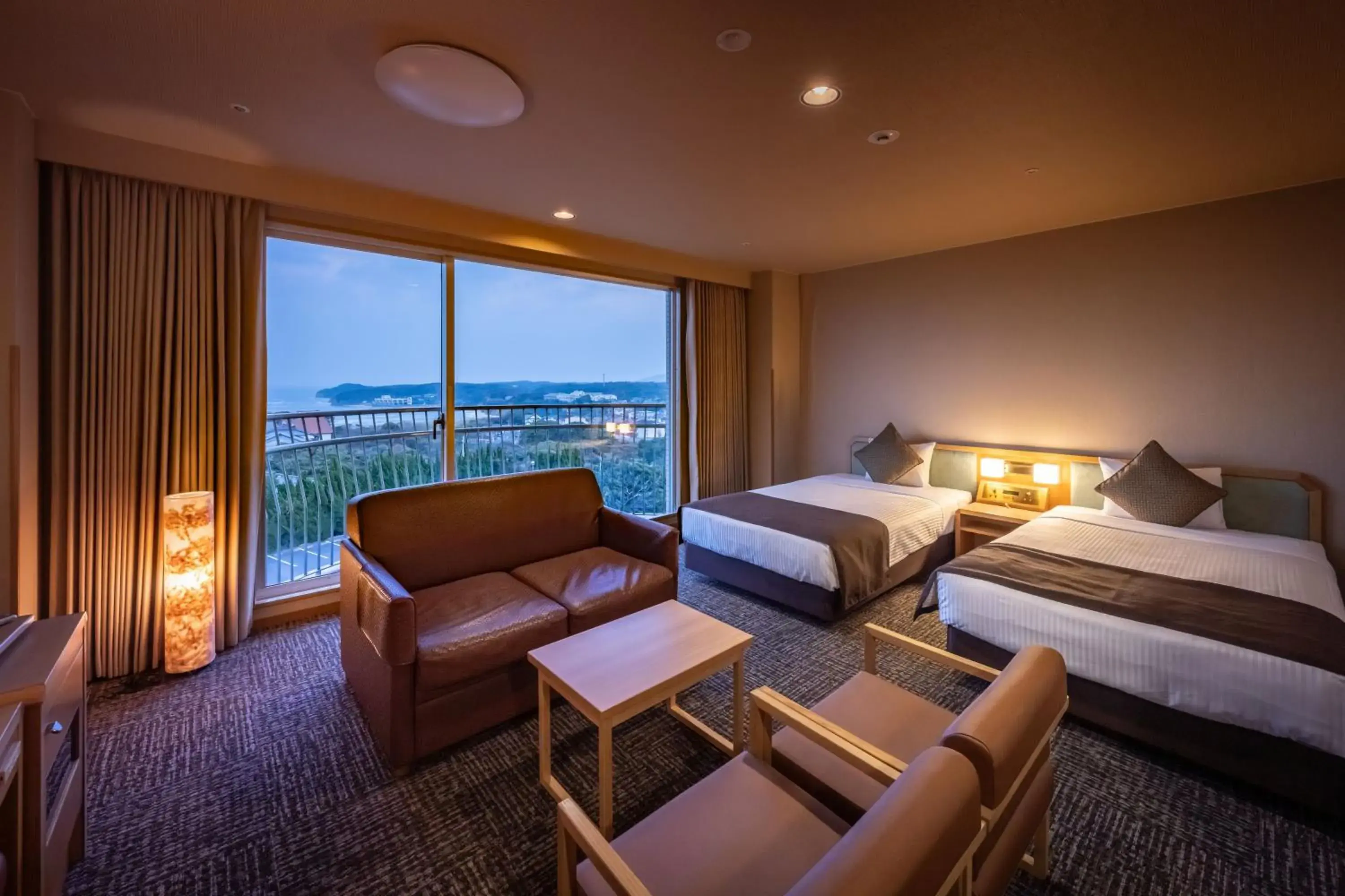 Twin Room with Private Bathroom - Non-Smoking in KAMENOI HOTEL Genkainada Twin Room with Private Bathroom - Non-Smoking in KAMENOI HOTEL Genkainada