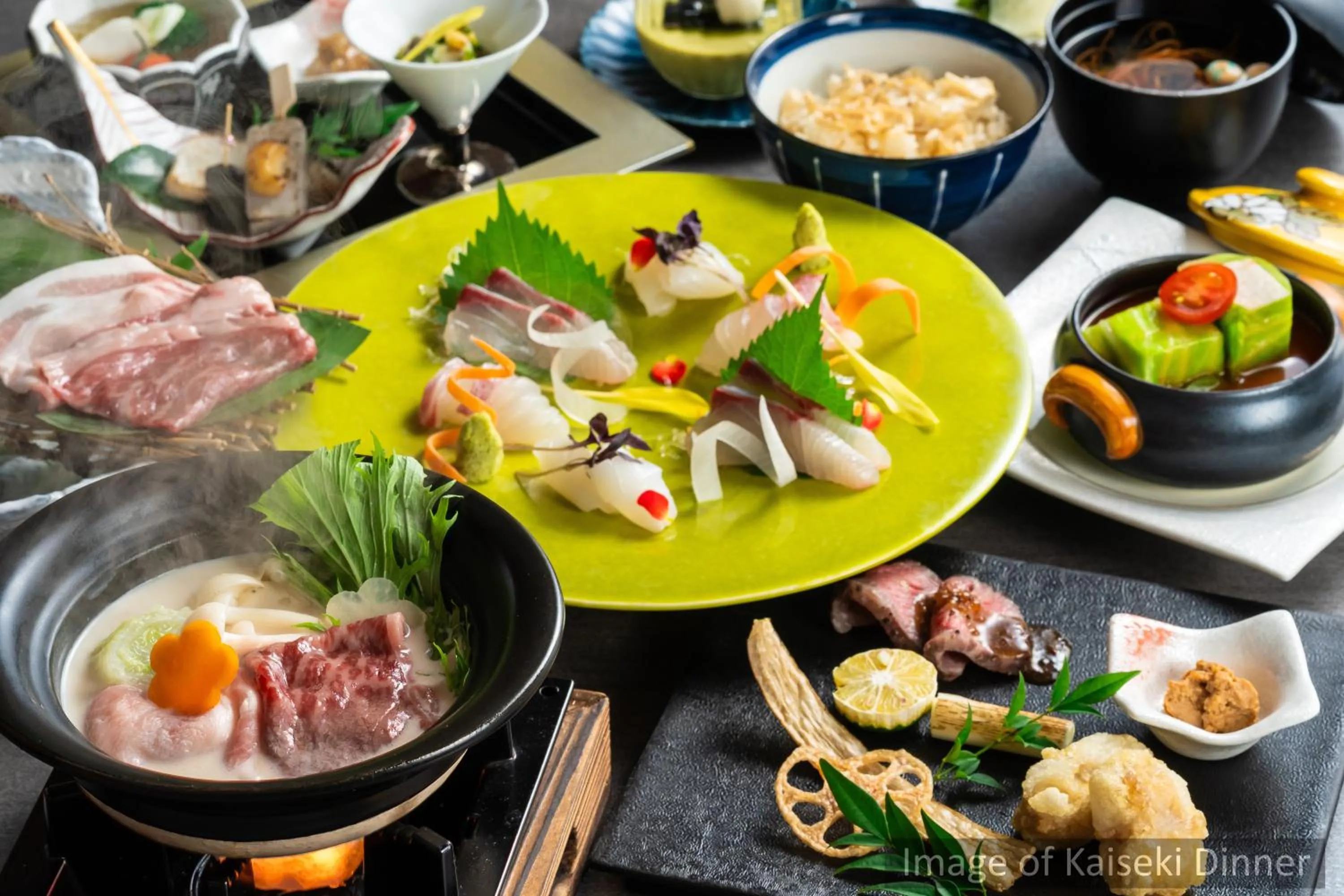 Dinner in KAMENOI HOTEL Genkainada