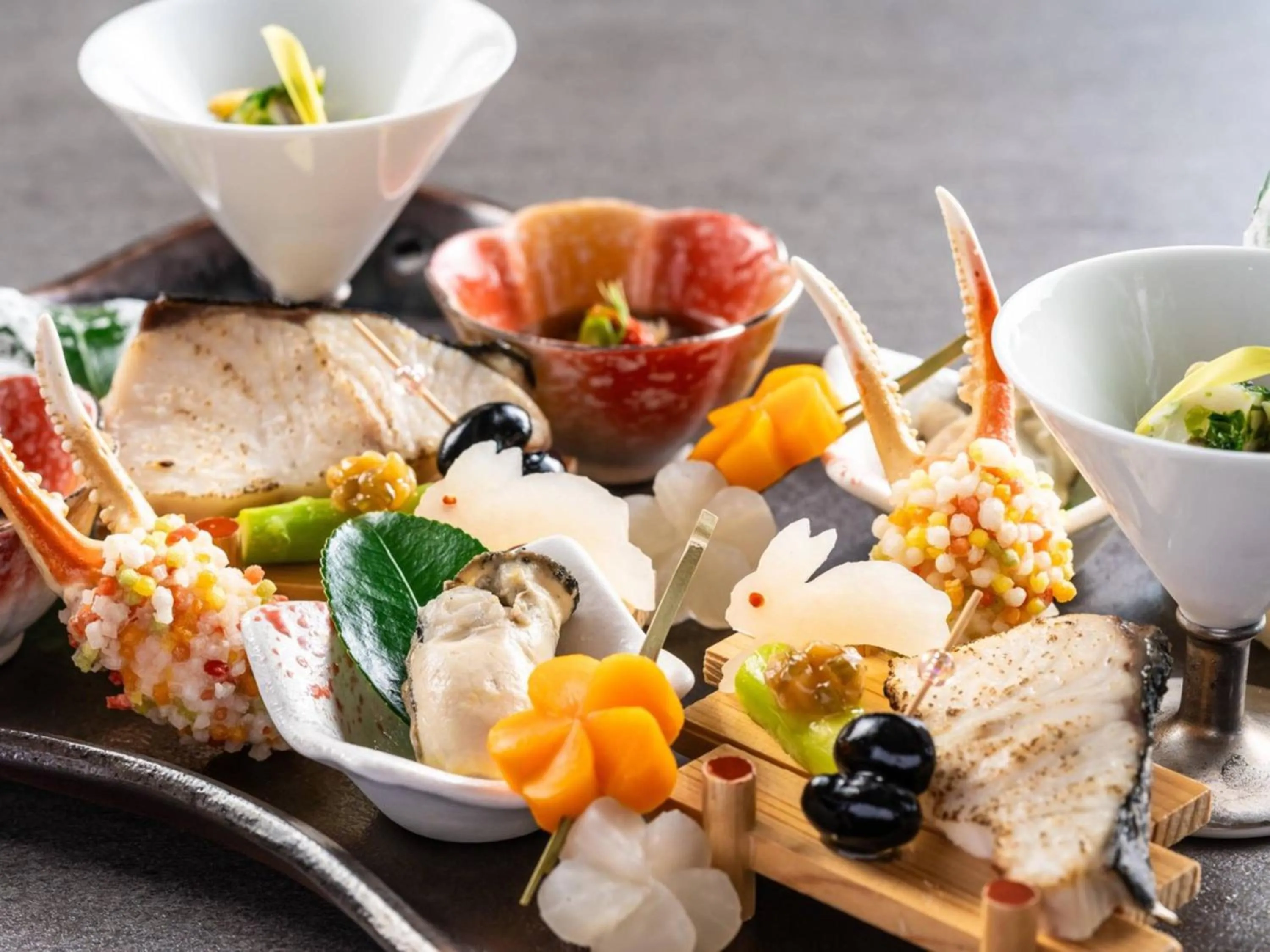 Dinner in KAMENOI HOTEL Genkainada