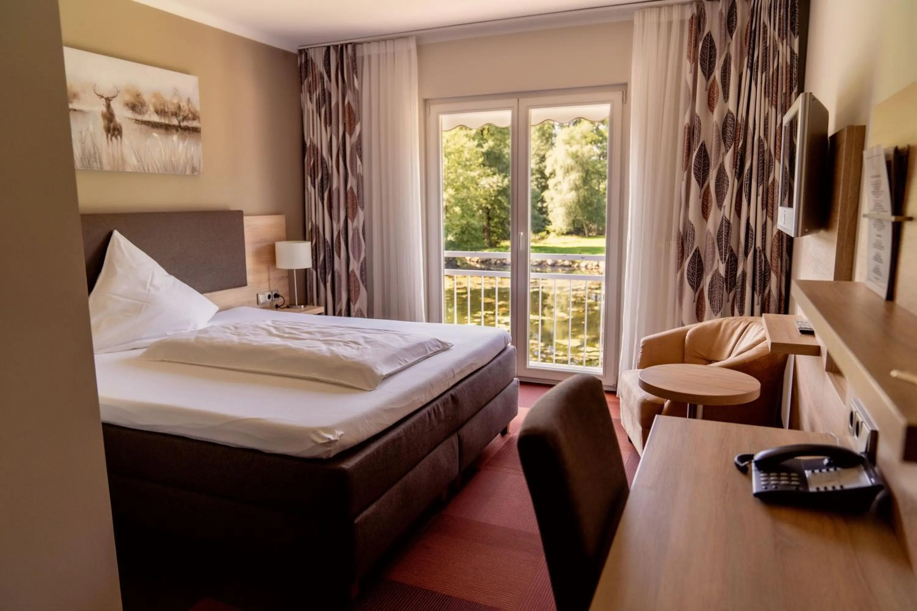 Photo of the whole room, Bed in Forsthaus Seebergen