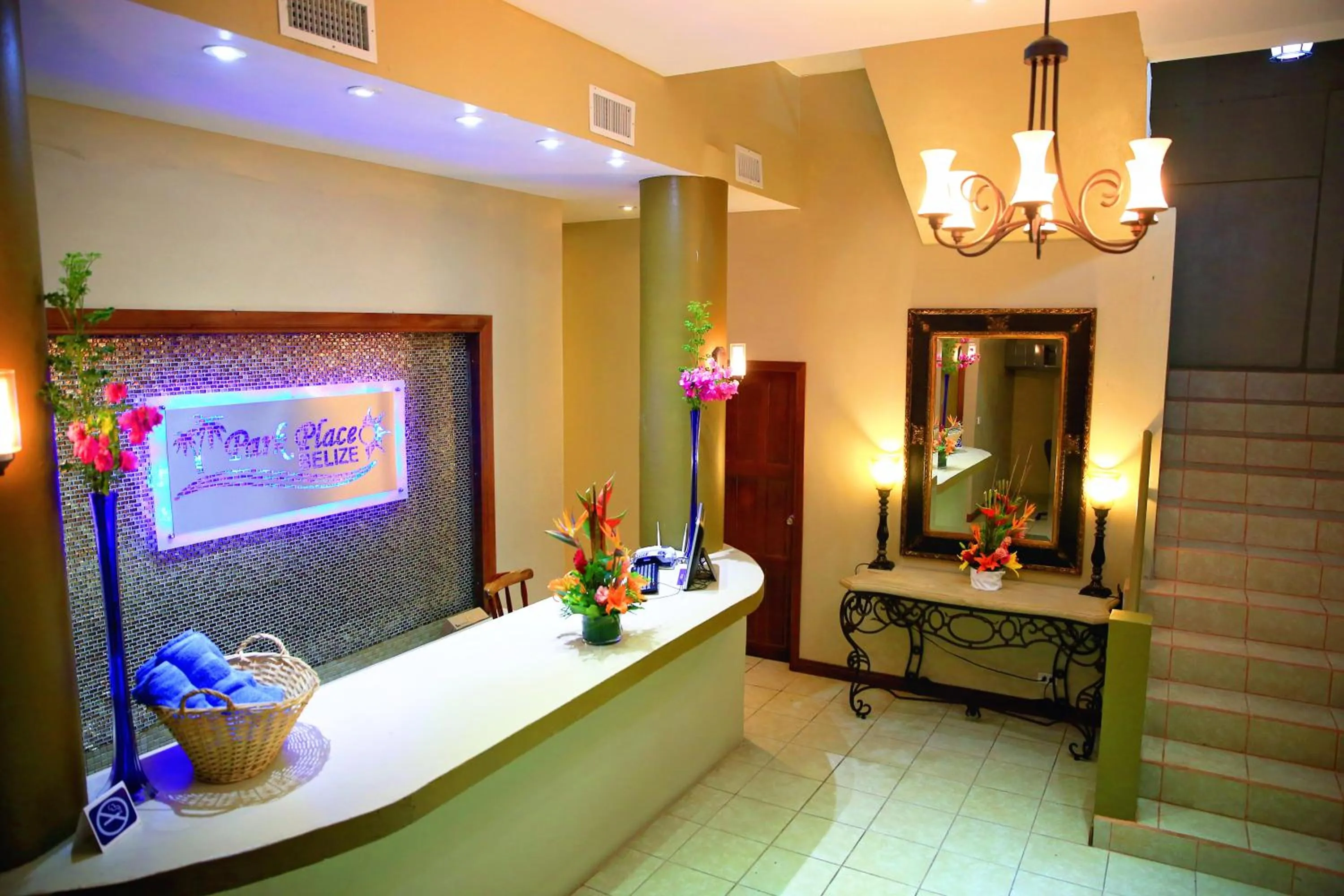 Lobby or reception in Hotel Royal Blue & Golf Cart Rental