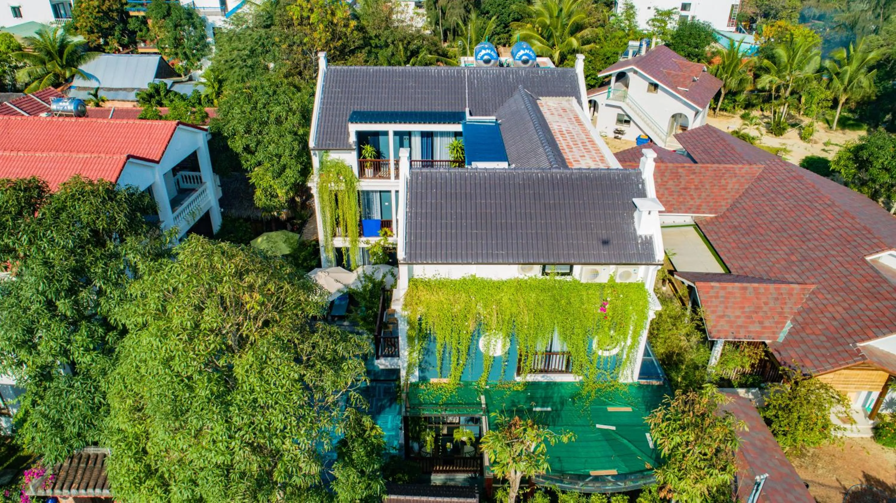 Bird's eye view in Daisy An Bang Villa