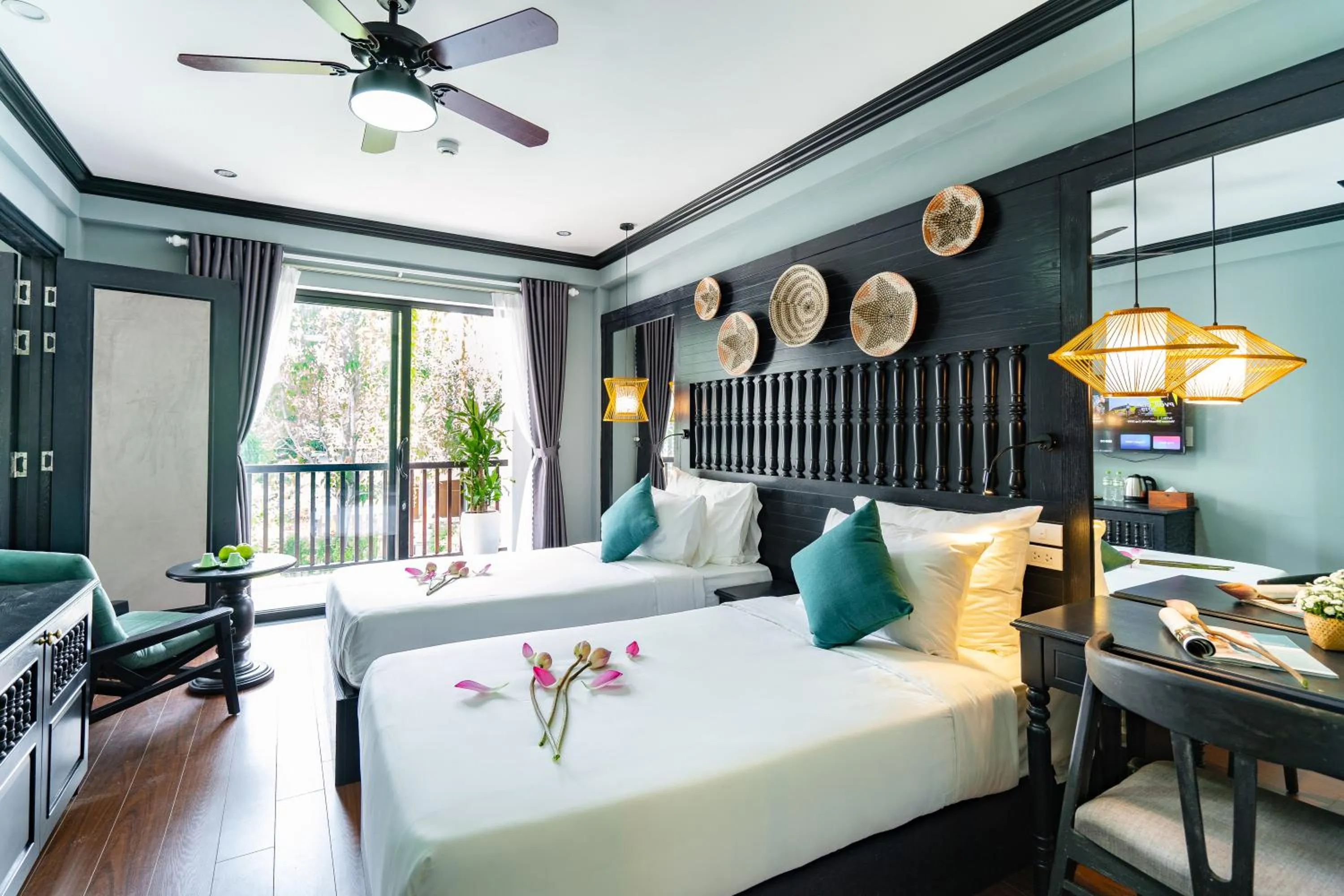 Bedroom, Bed in Daisy An Bang Villa