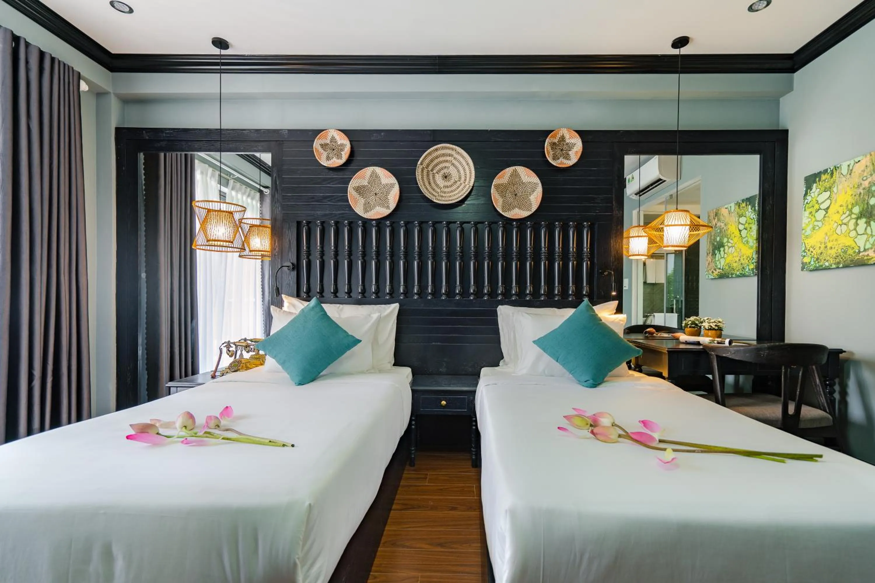 Bedroom, Bed in Daisy An Bang Villa