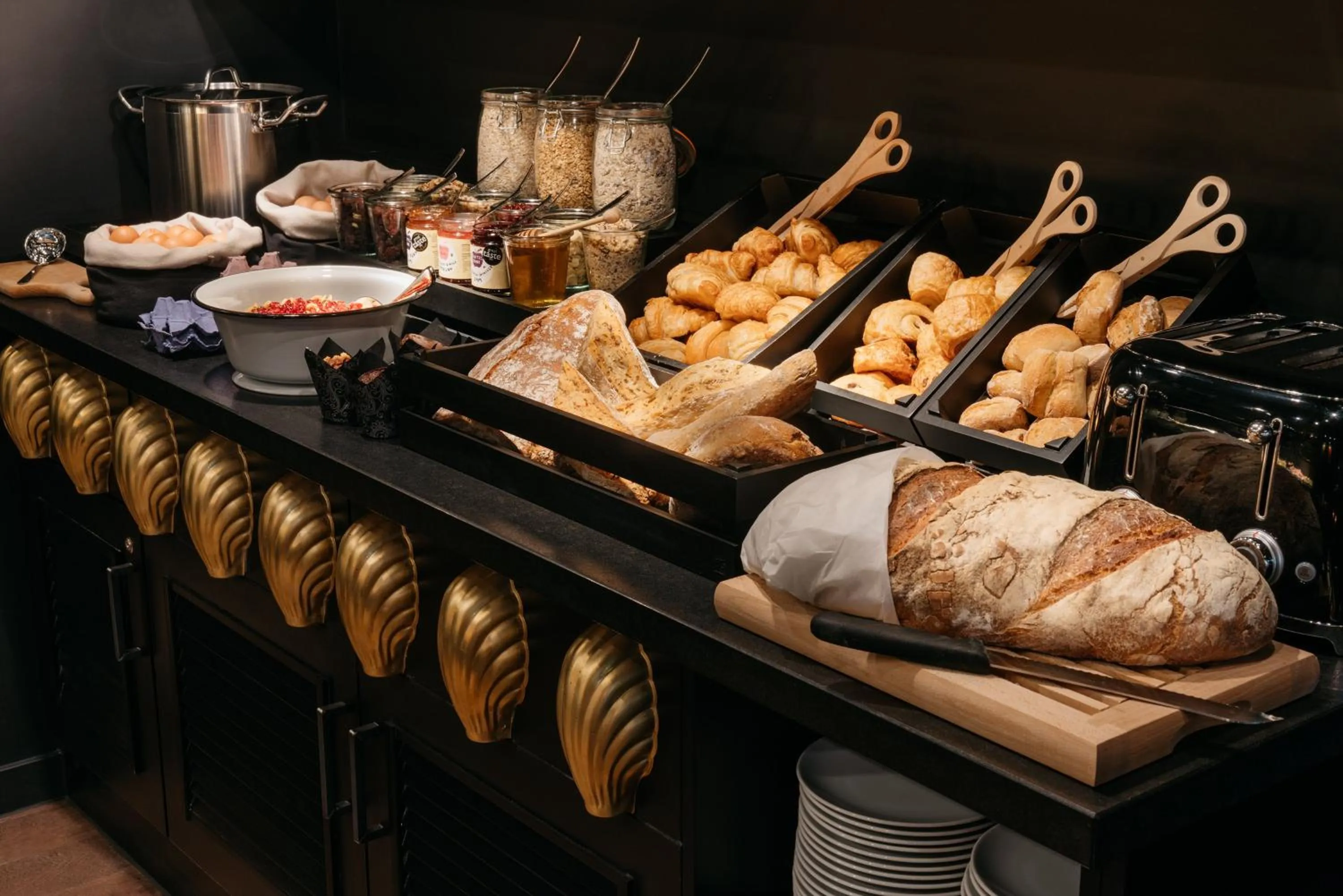 Buffet breakfast in Ruby Lucy Hotel London